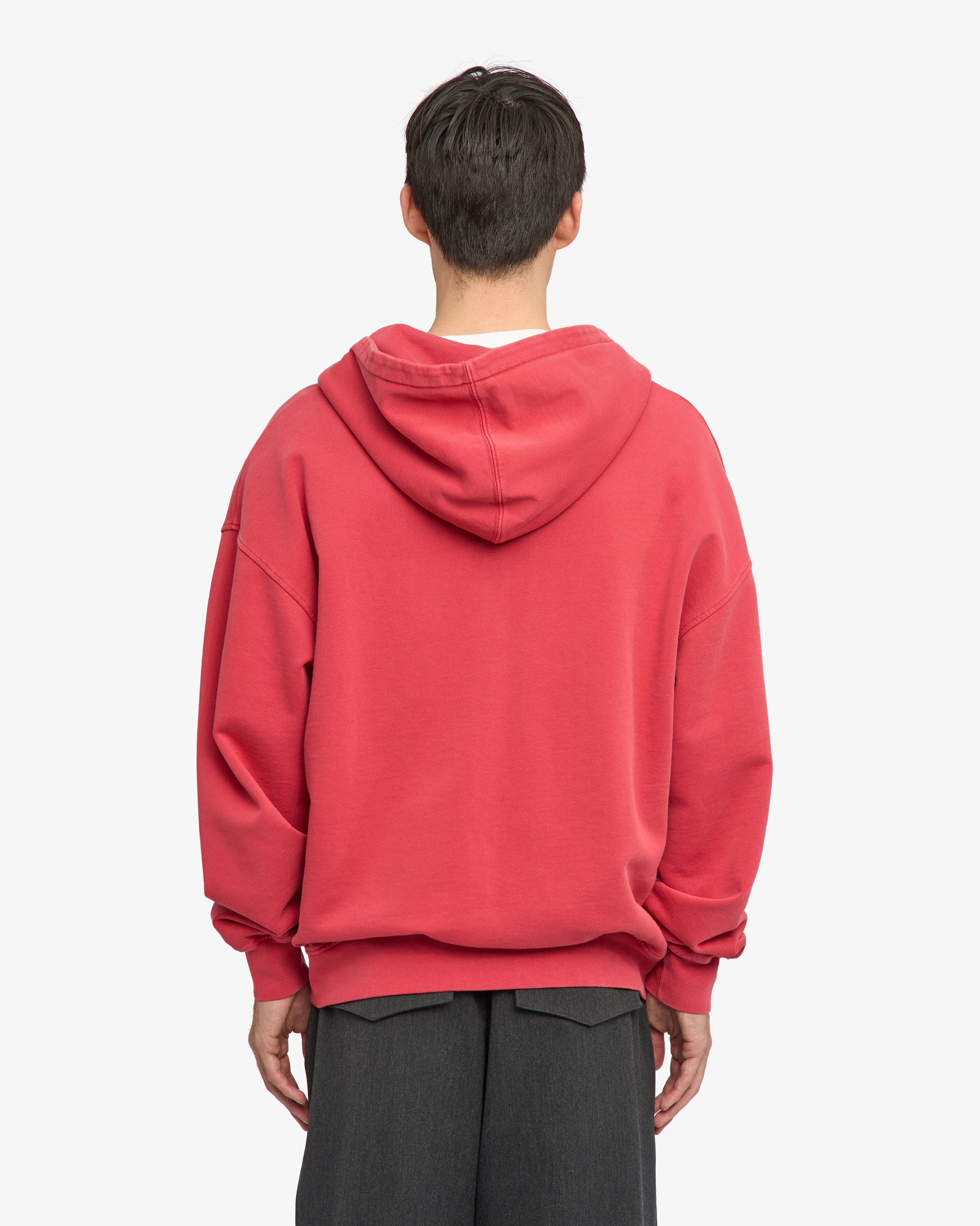 Organic Oversized Zip Hood - Faded Red sold by Colorful Standard product image thumbnail 4