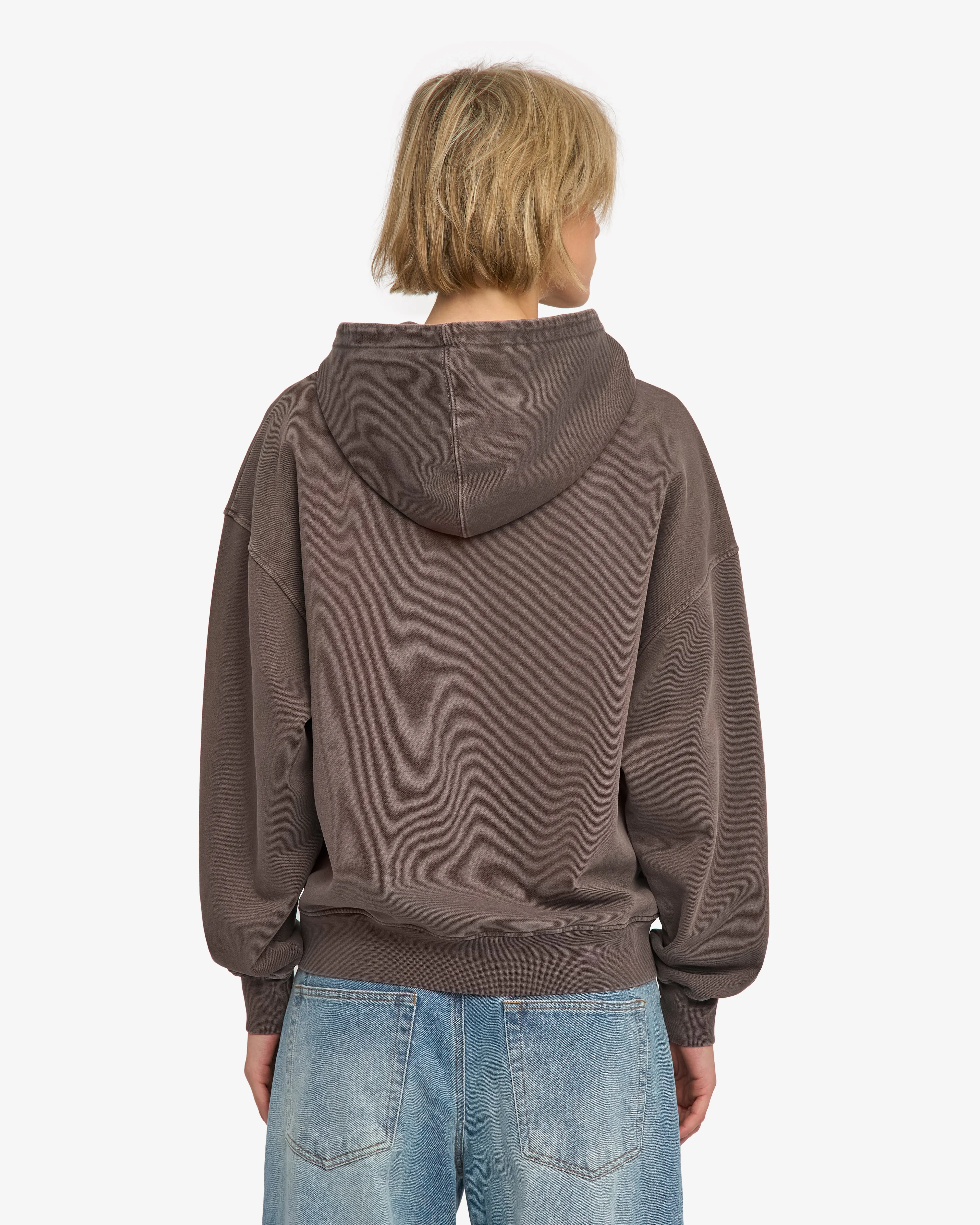 Organic Oversized Zip Hood - Faded Mud sold by Colorful Standard product image thumbnail 4