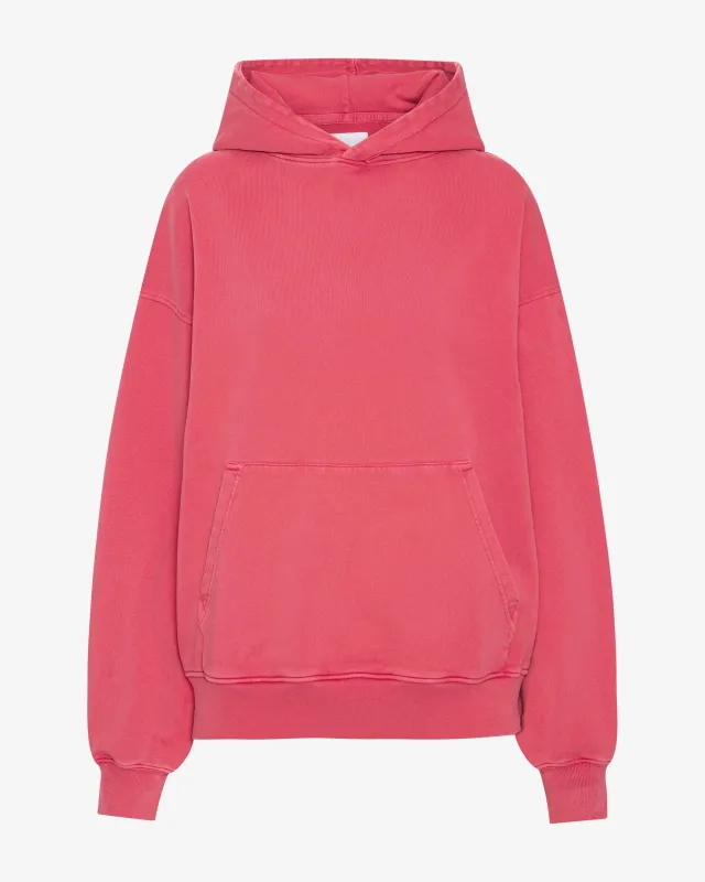 Organic Oversized Hood - Faded Red made by Colorful Standard