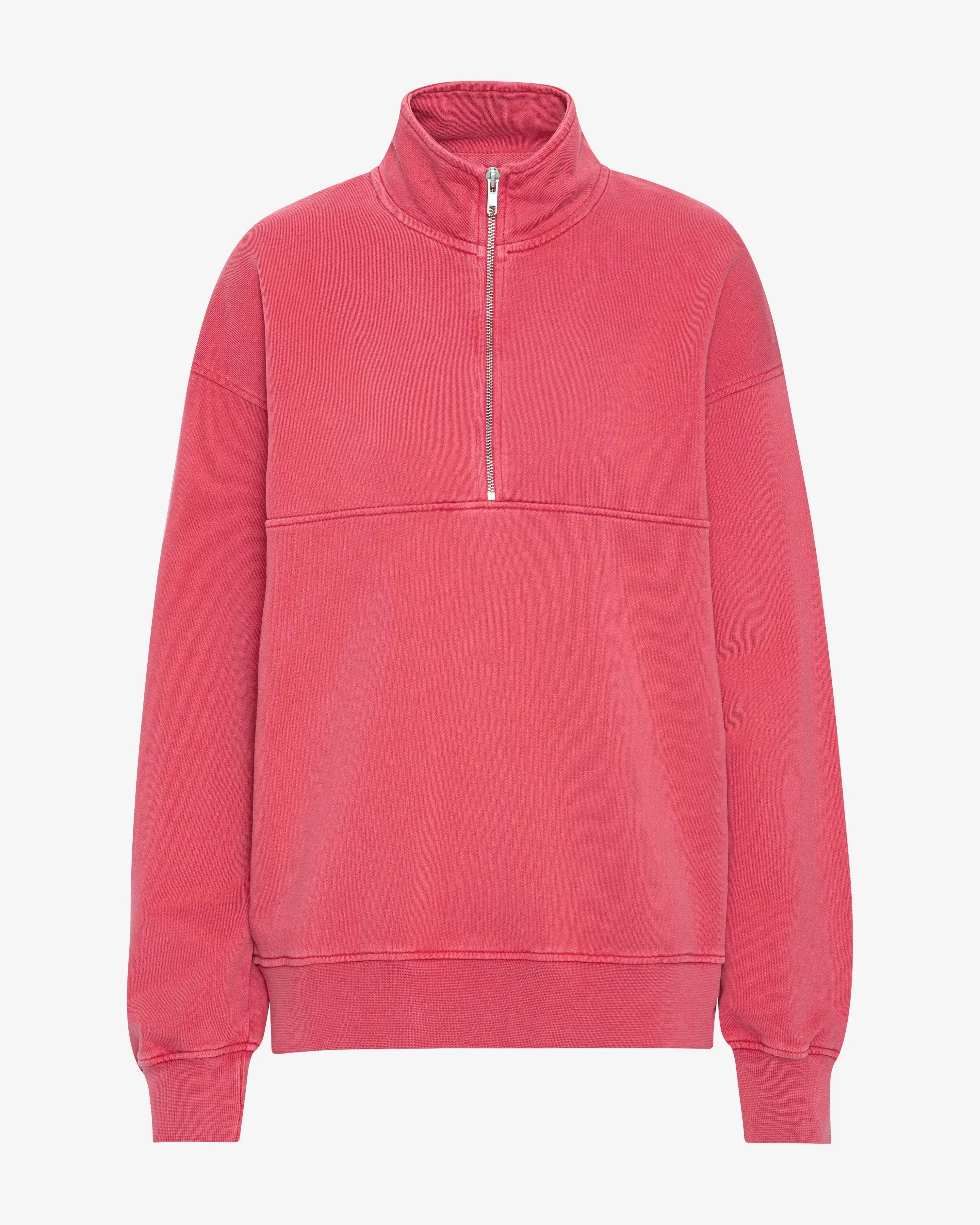 Organic Quarter Zip - Faded Red sold by Colorful Standard