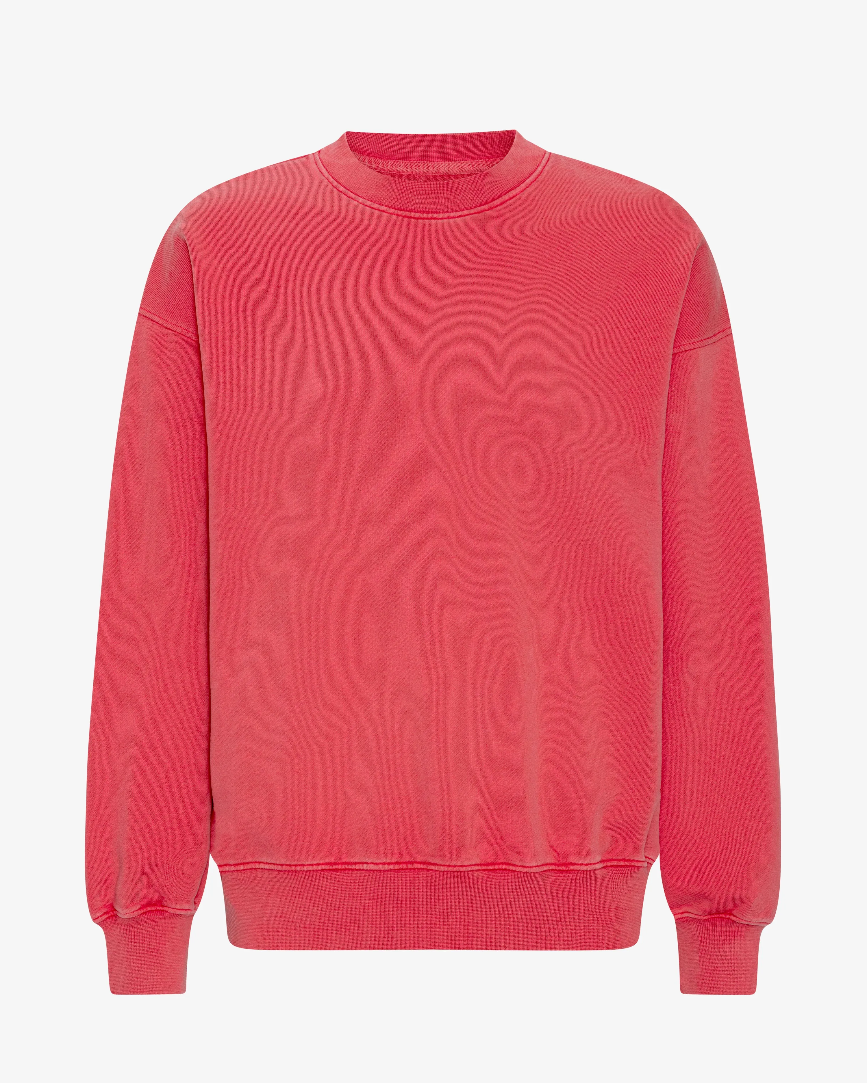 Organic Oversized Crew - Faded Red sold by Colorful Standard