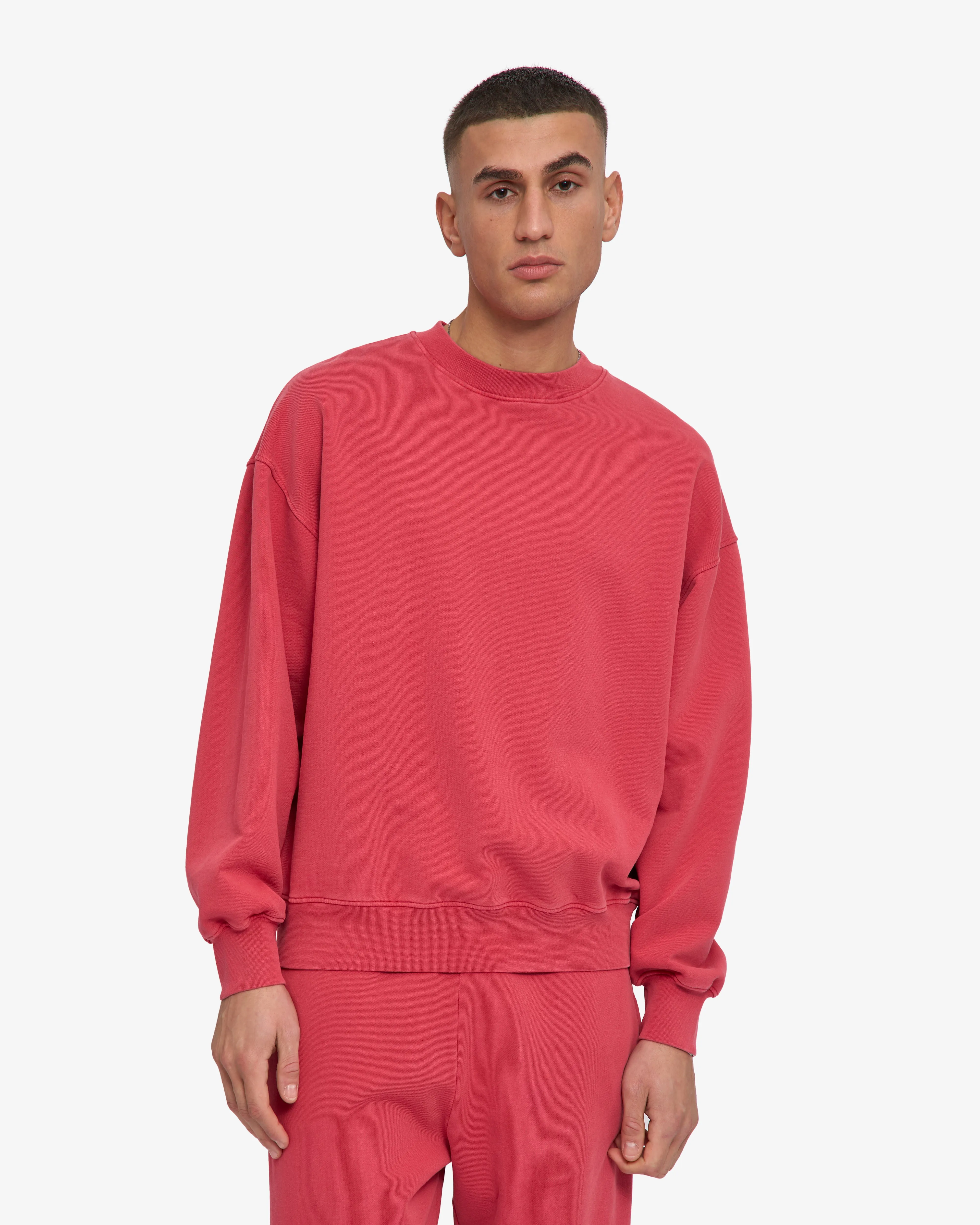 Organic Oversized Crew - Faded Red sold by Colorful Standard product image thumbnail 2