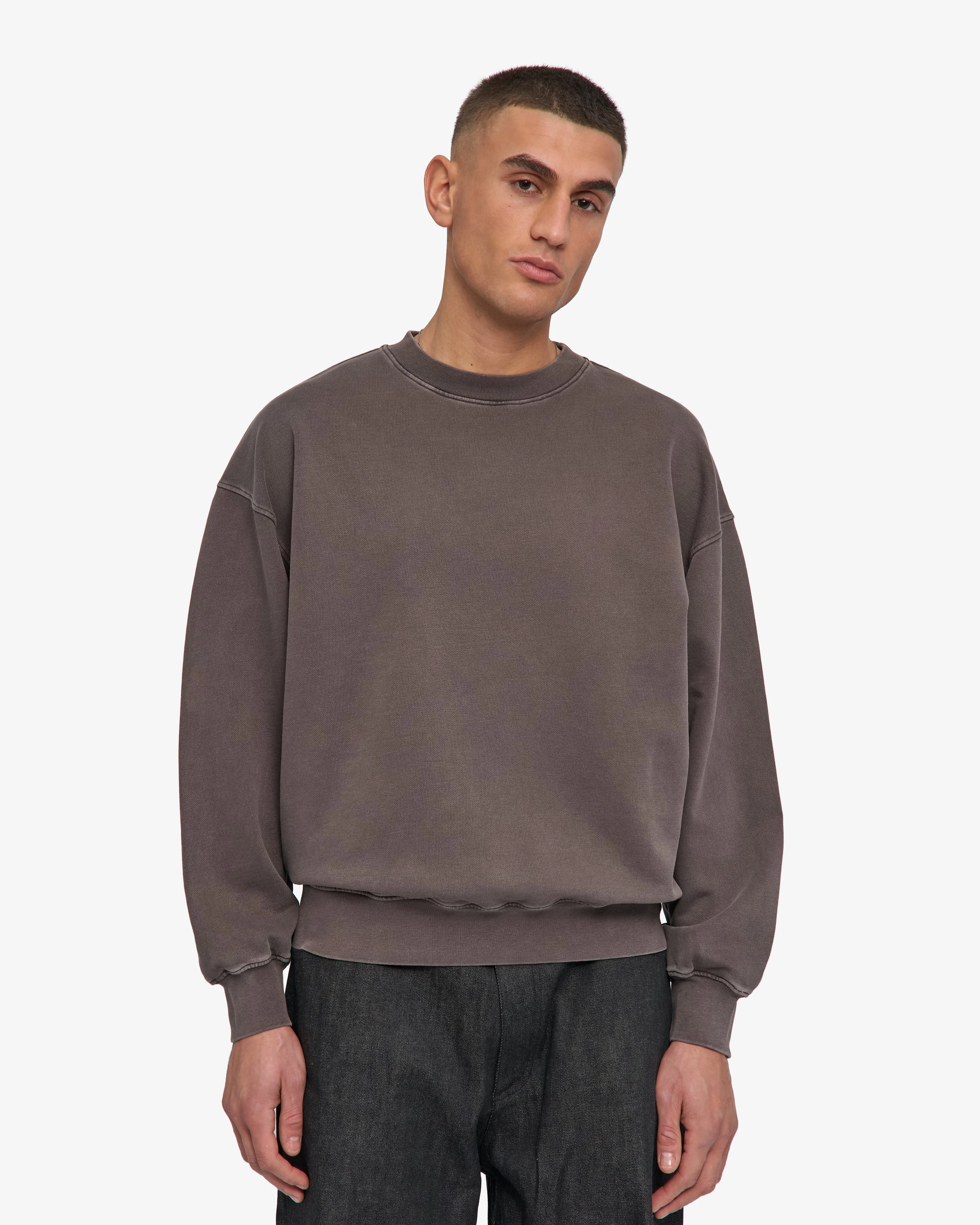 Organic Oversized Crew - Faded Mud sold by Colorful Standard product image thumbnail 2