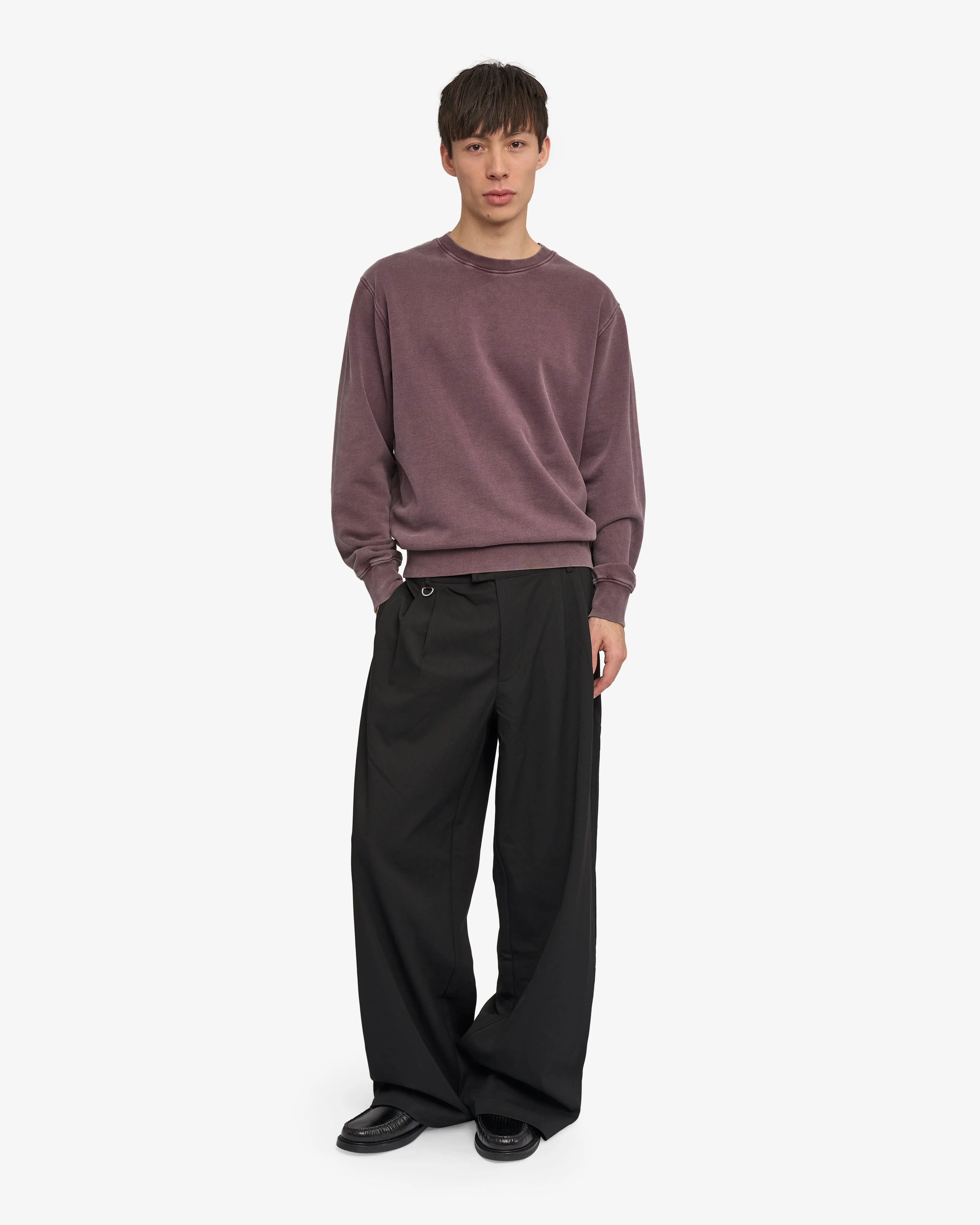 Organic Oversized Crew - Faded Grape sold by Colorful Standard product image thumbnail 5