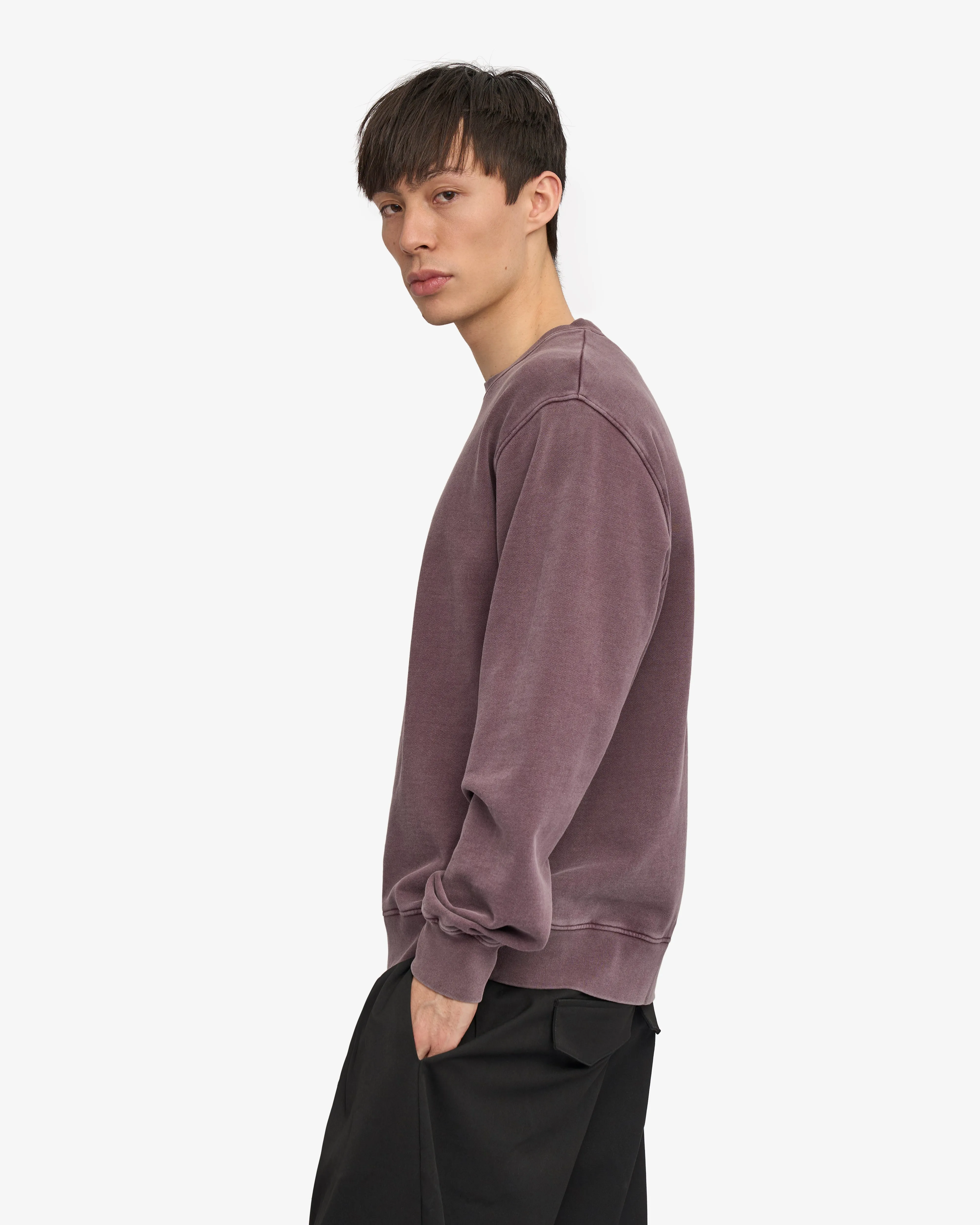 Organic Oversized Crew - Faded Grape sold by Colorful Standard product image thumbnail 3