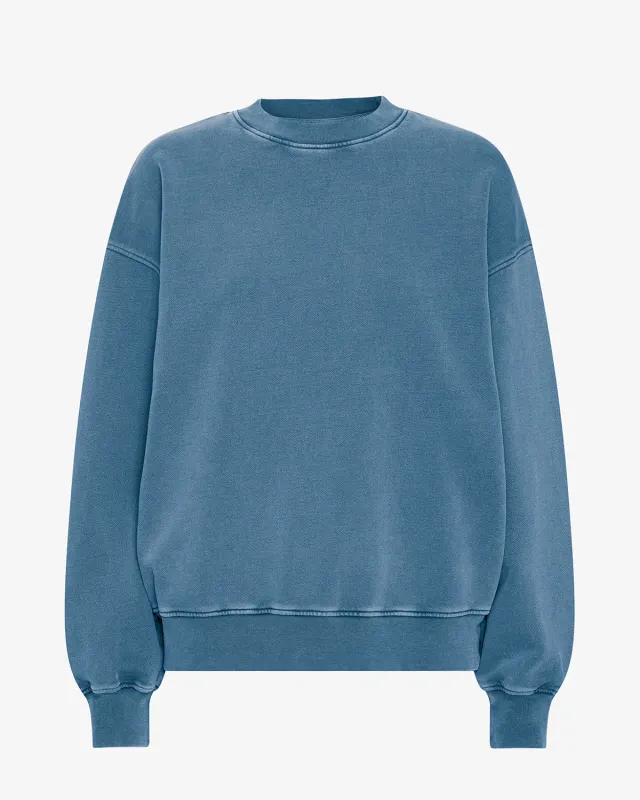 Organic Oversized Crew - Faded Indigo made by Colorful Standard