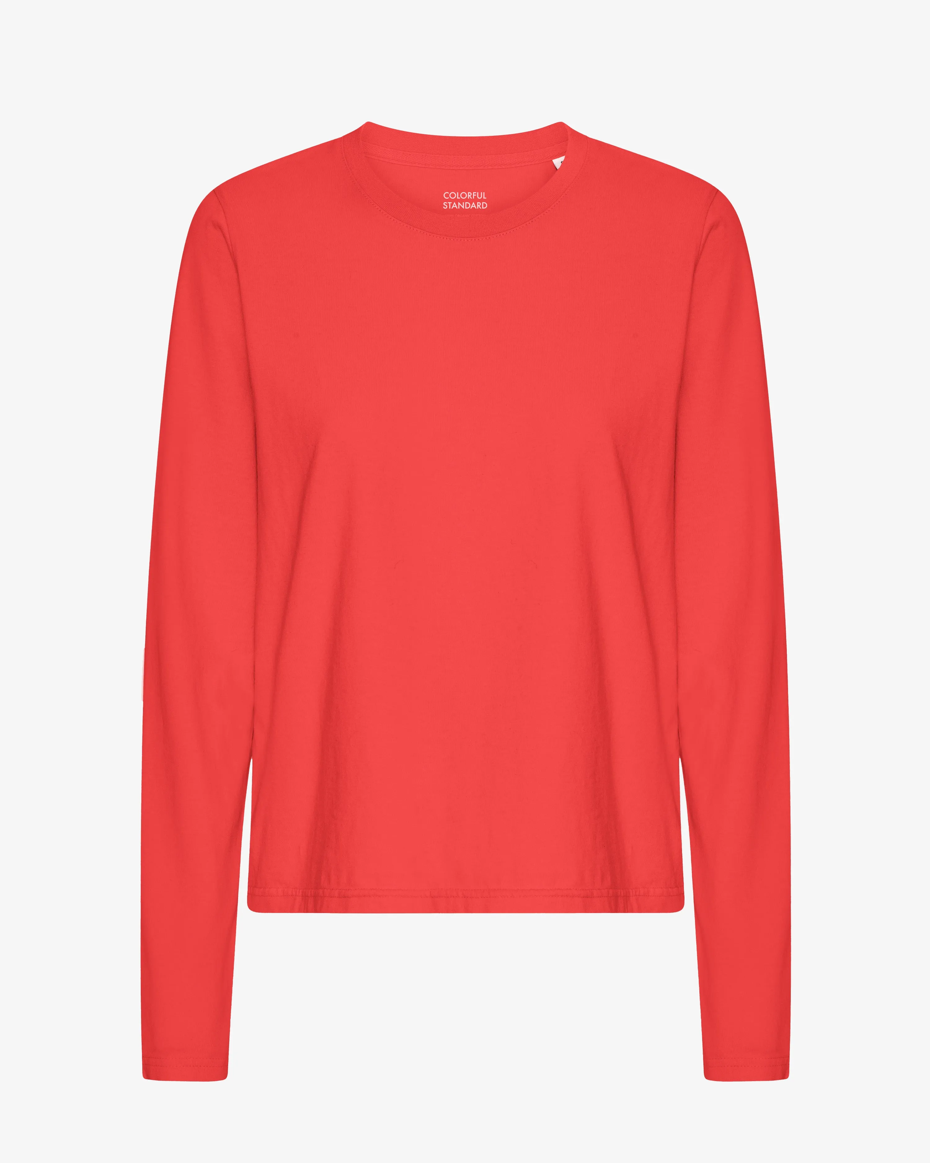 Women Organic LS T-Shirt - Red Tangerine sold by Colorful Standard