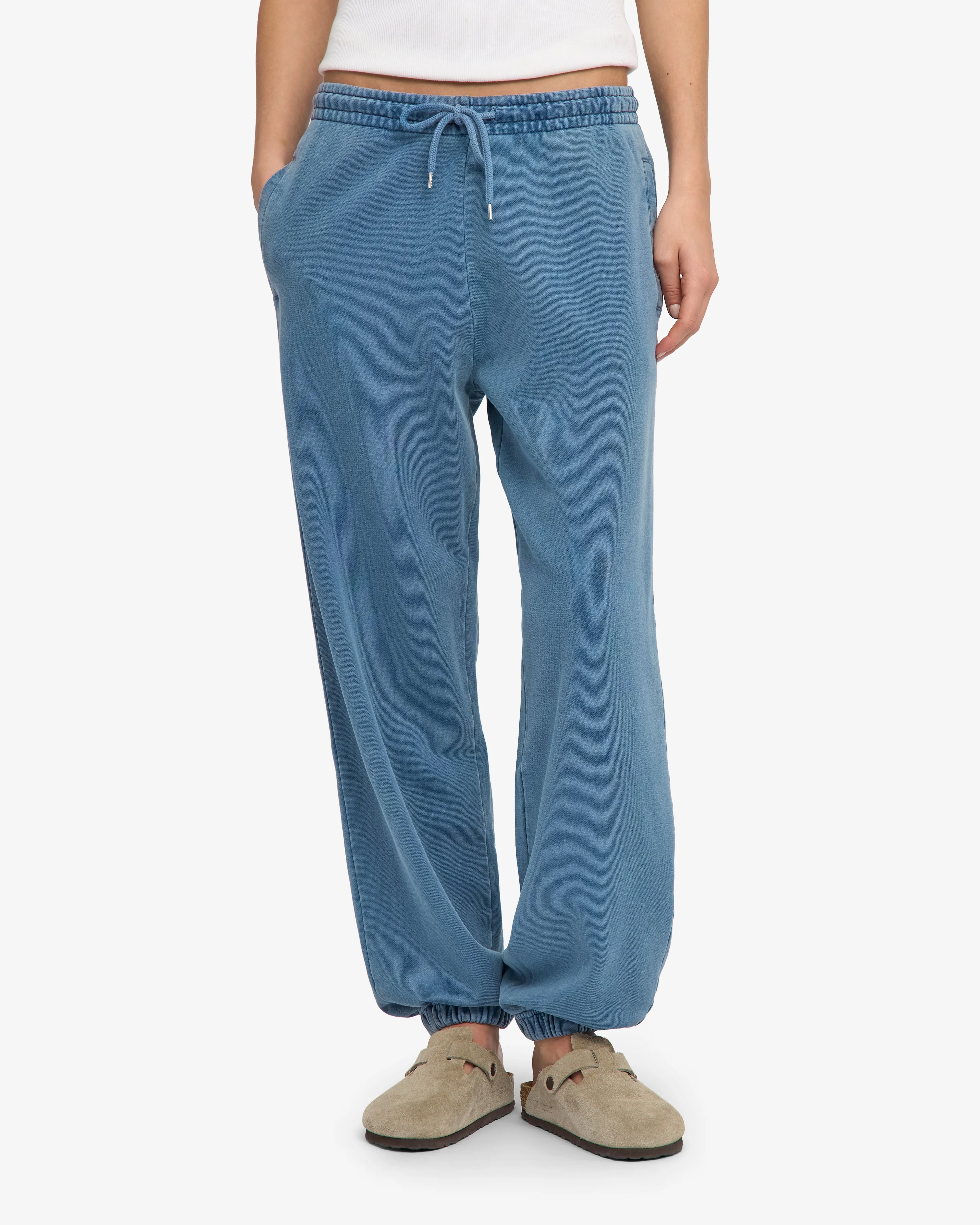 Organic Relaxed Sweatpants - Faded Indigo sold by Colorful Standard product image thumbnail 3