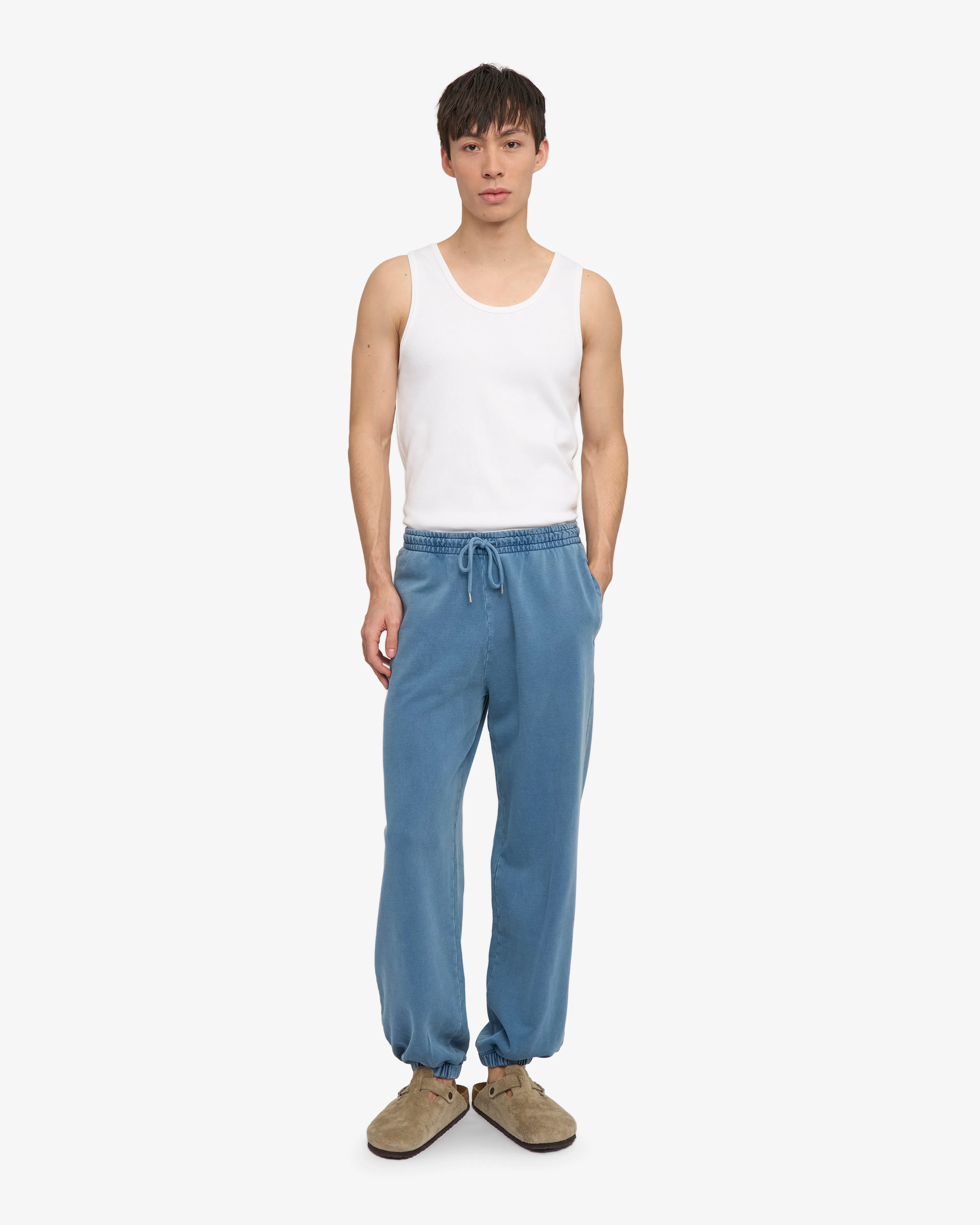 Organic Relaxed Sweatpants - Faded Indigo sold by Colorful Standard product image thumbnail 2