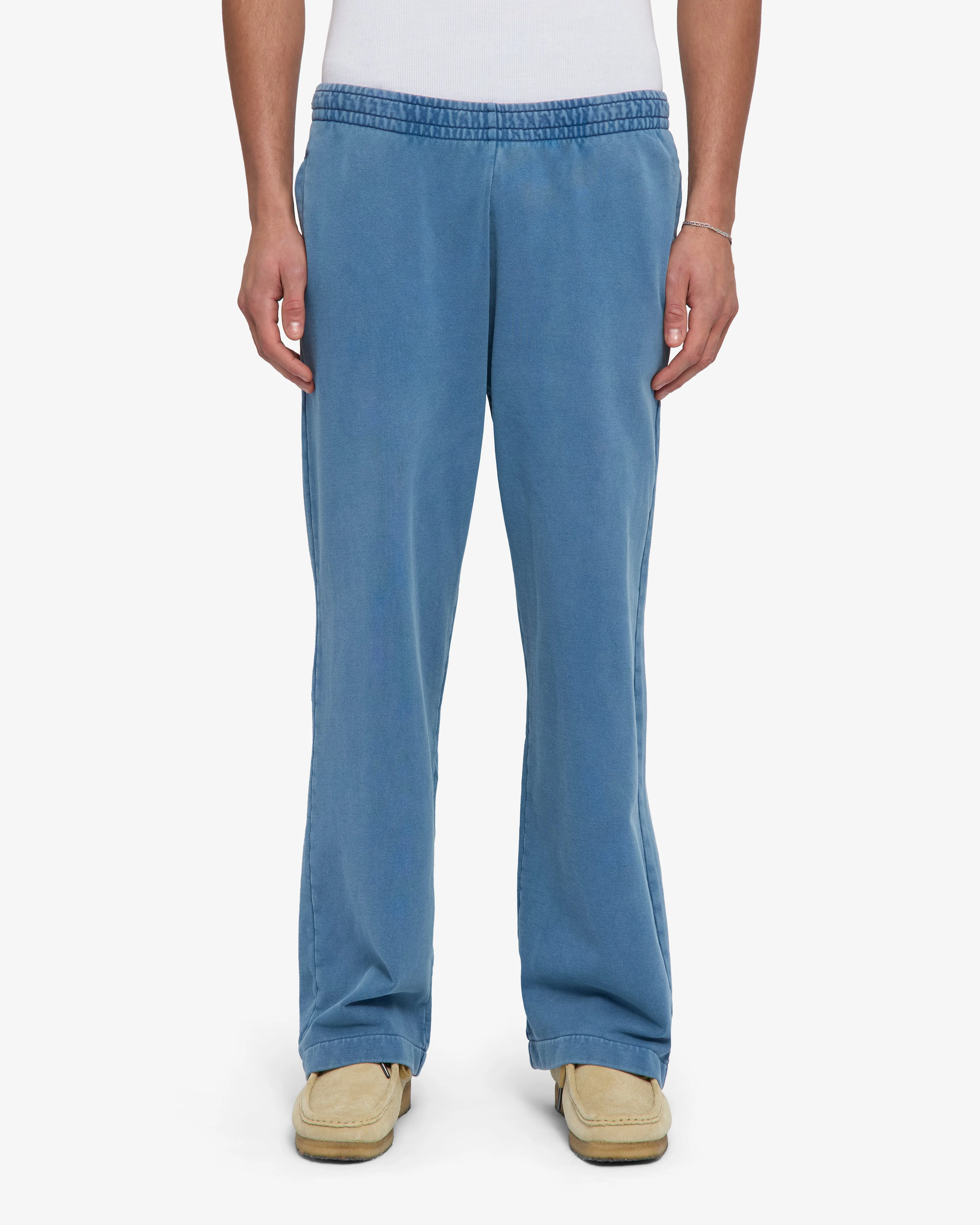 Organic Straight Leg Sweatpants - Faded Indigo sold by Colorful Standard product image thumbnail 3