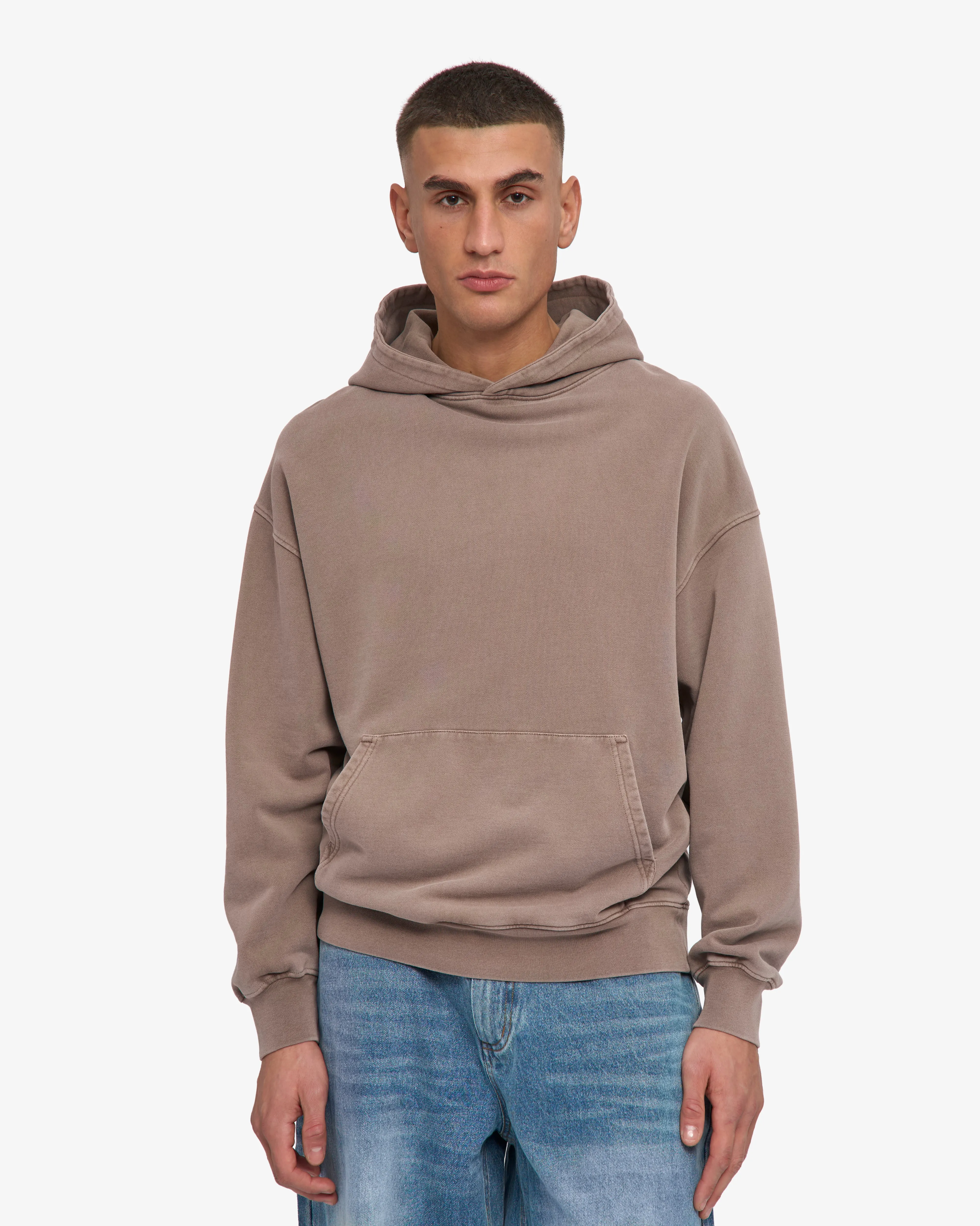 Organic Oversized Hood - Faded Khaki sold by Colorful Standard product image thumbnail 2