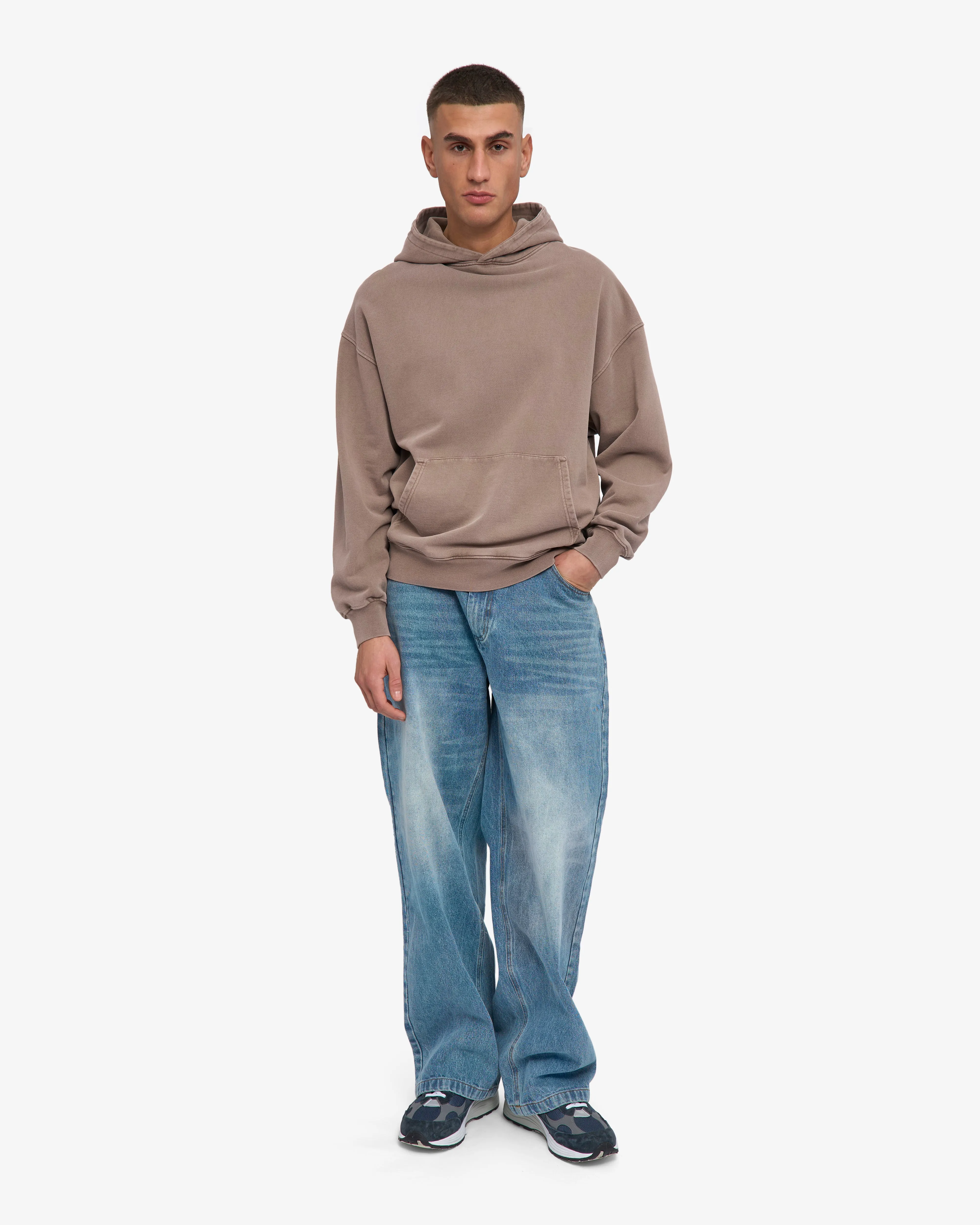 Organic Oversized Hood - Faded Khaki sold by Colorful Standard product image thumbnail 5