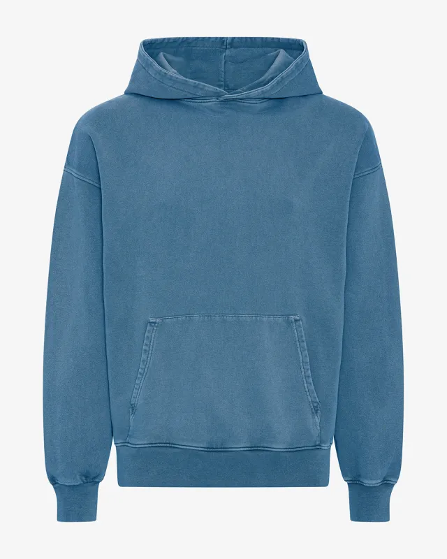 Organic Oversized Hood - Faded Indigo made by Colorful Standard
