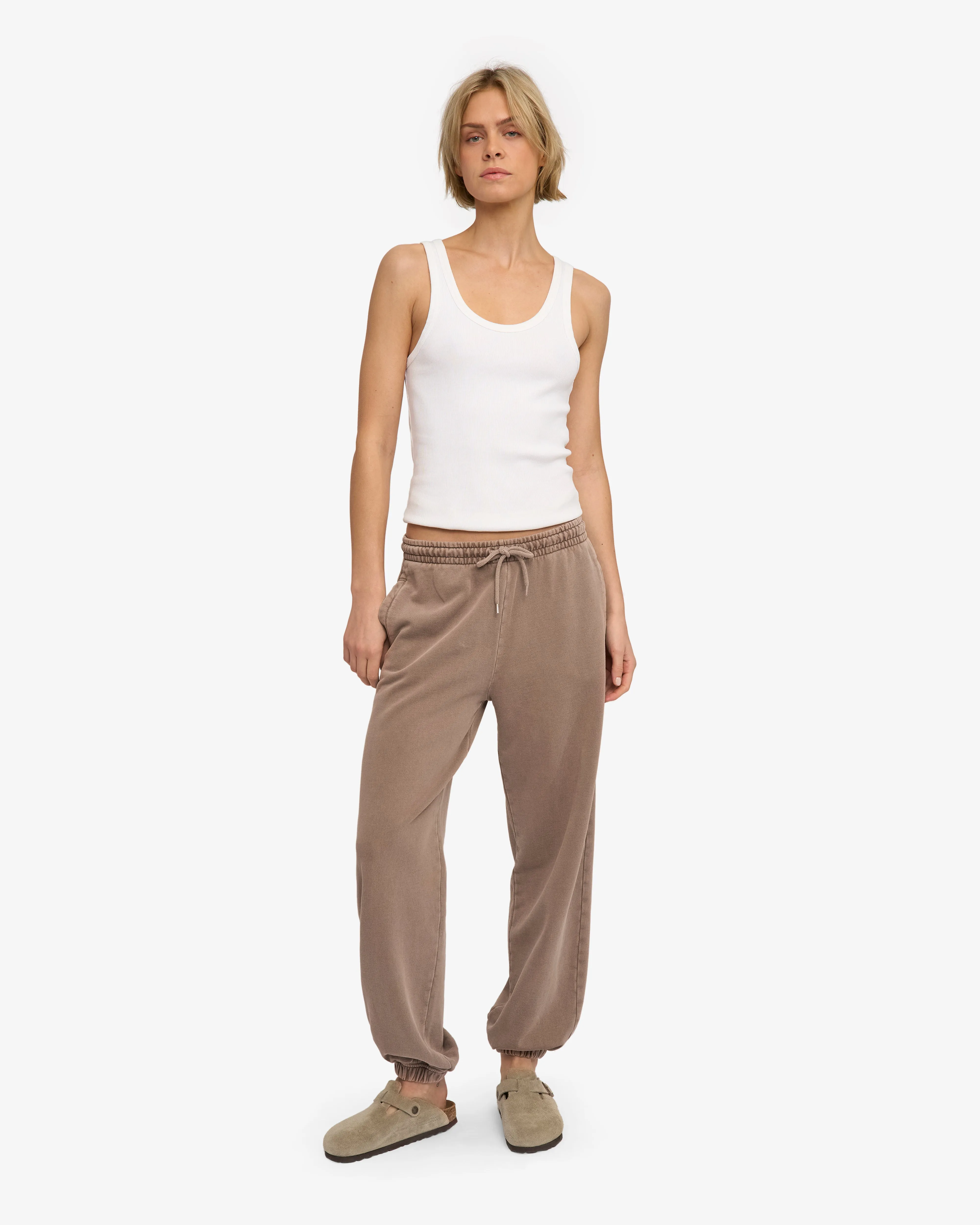 Organic Relaxed Sweatpants - Faded Khaki sold by Colorful Standard product image thumbnail 2