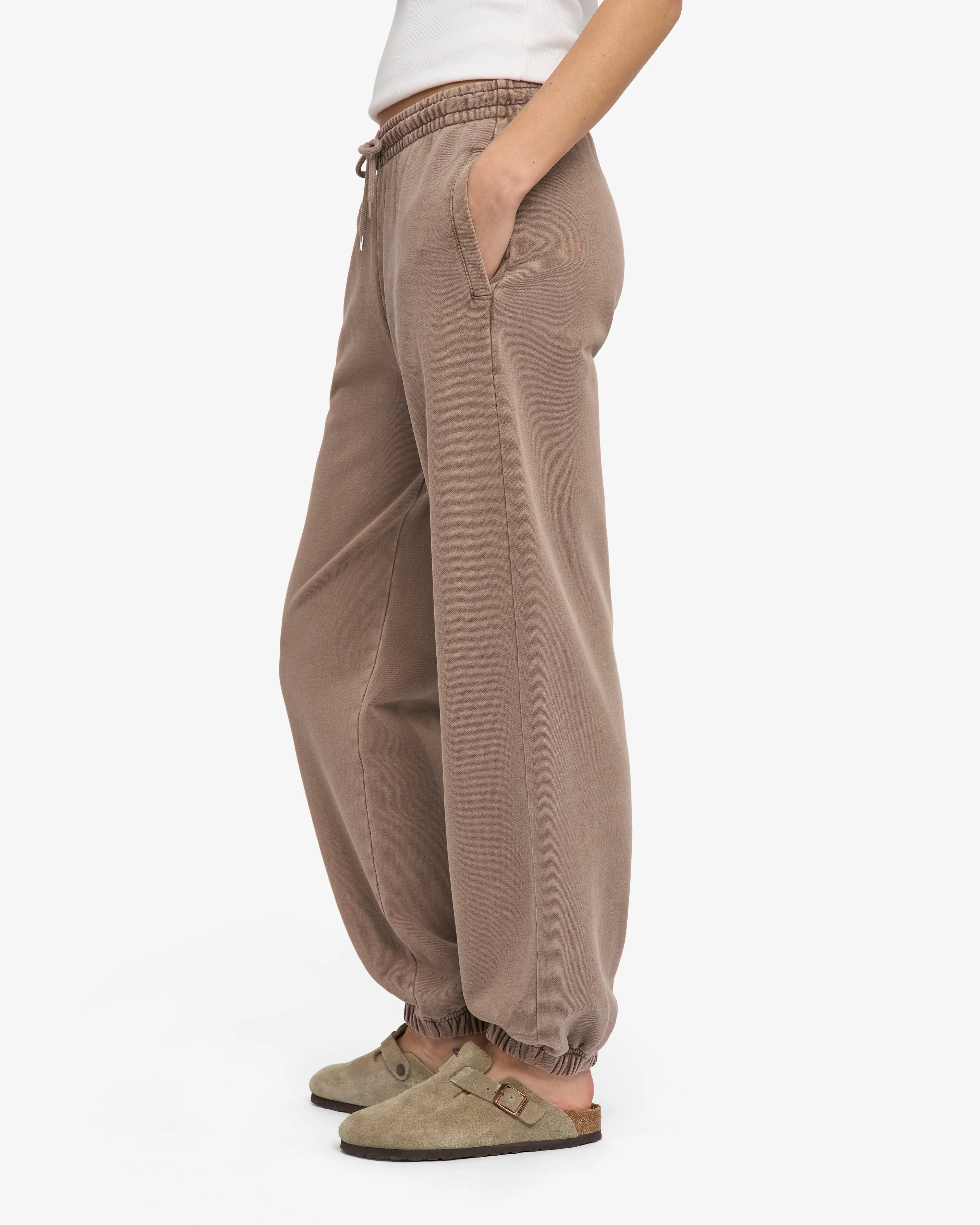 Organic Relaxed Sweatpants - Faded Khaki sold by Colorful Standard product image thumbnail 4