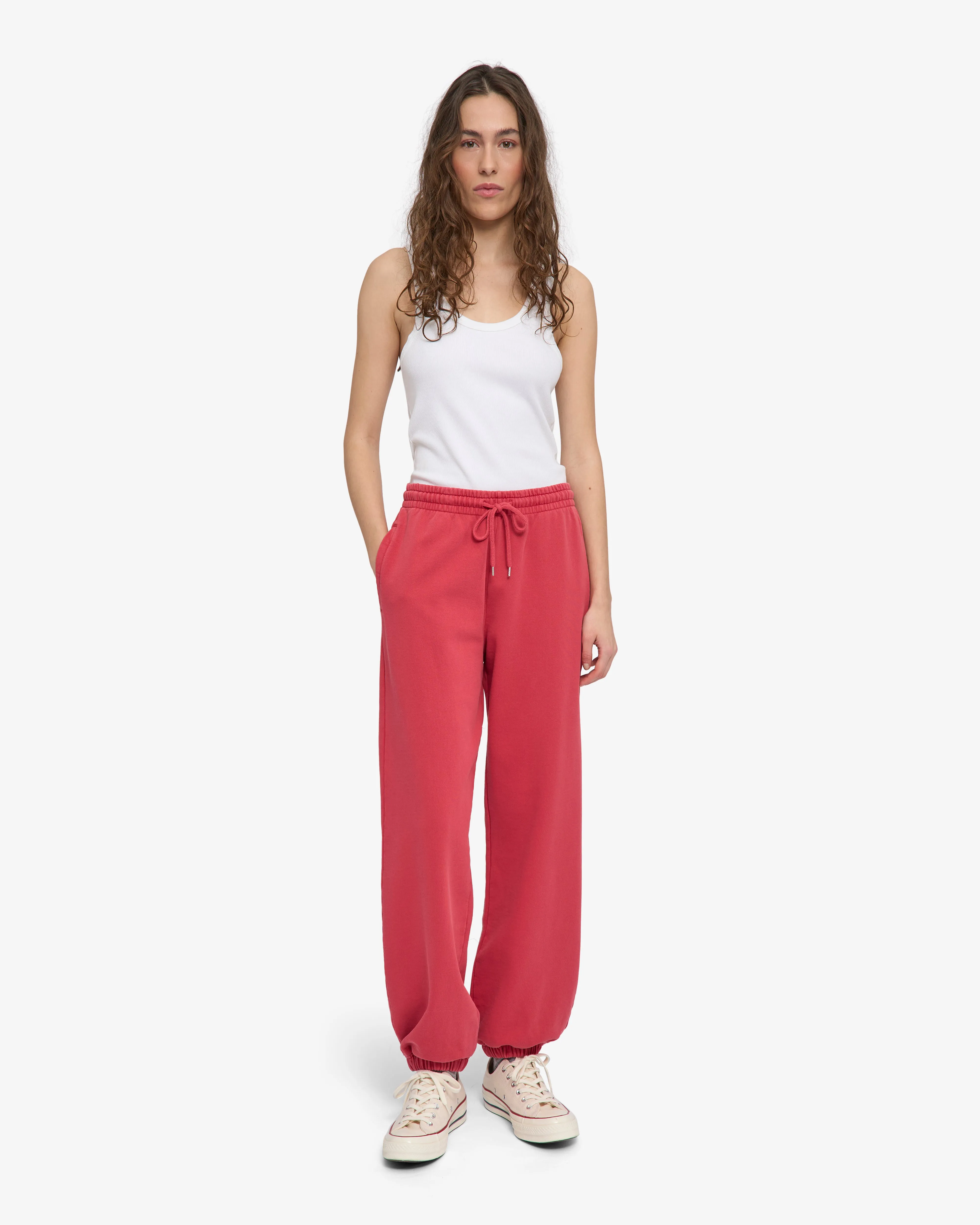 Organic Relaxed Sweatpants - Faded Red sold by Colorful Standard product image thumbnail 2
