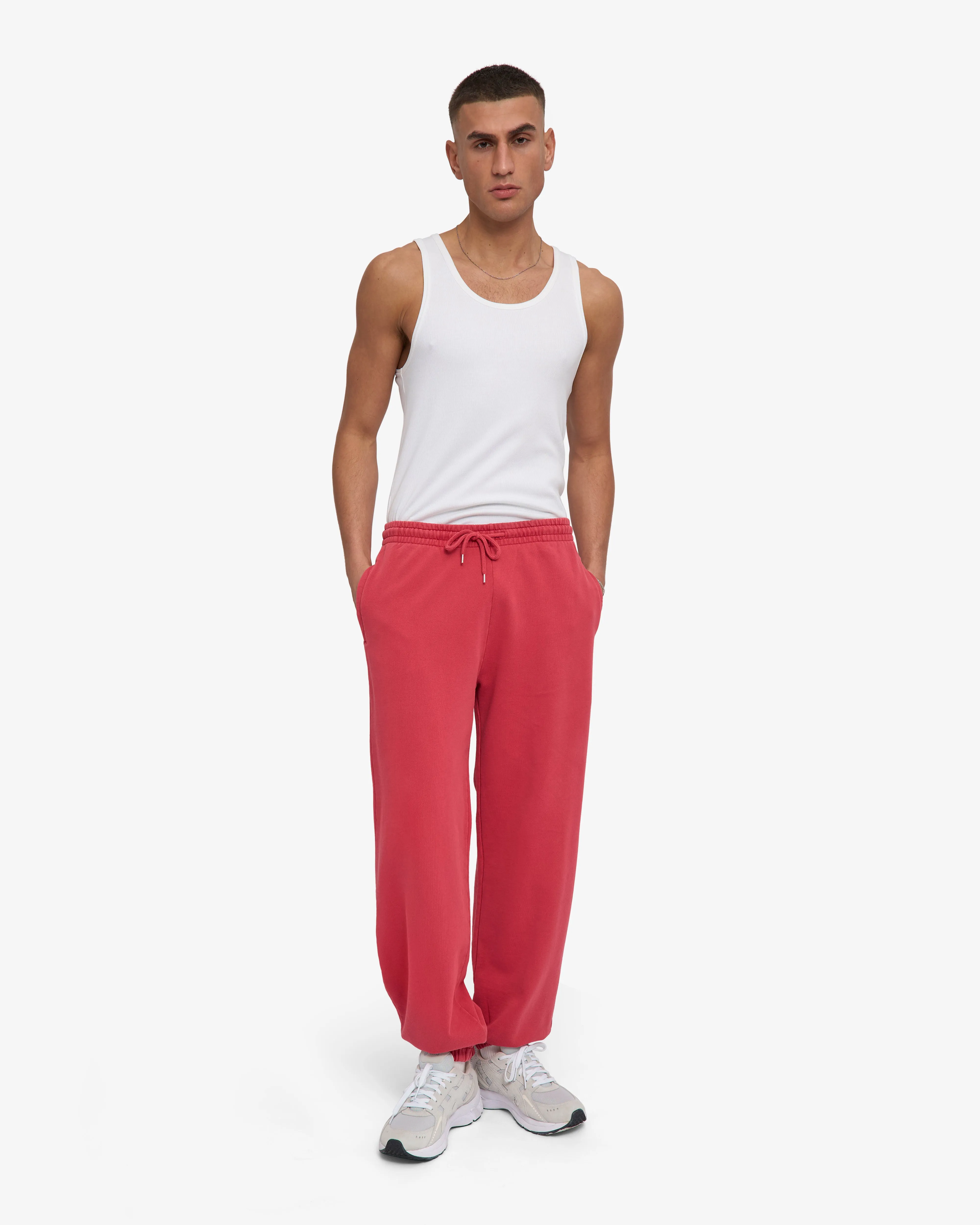 Organic Relaxed Sweatpants - Faded Red sold by Colorful Standard product image thumbnail 2