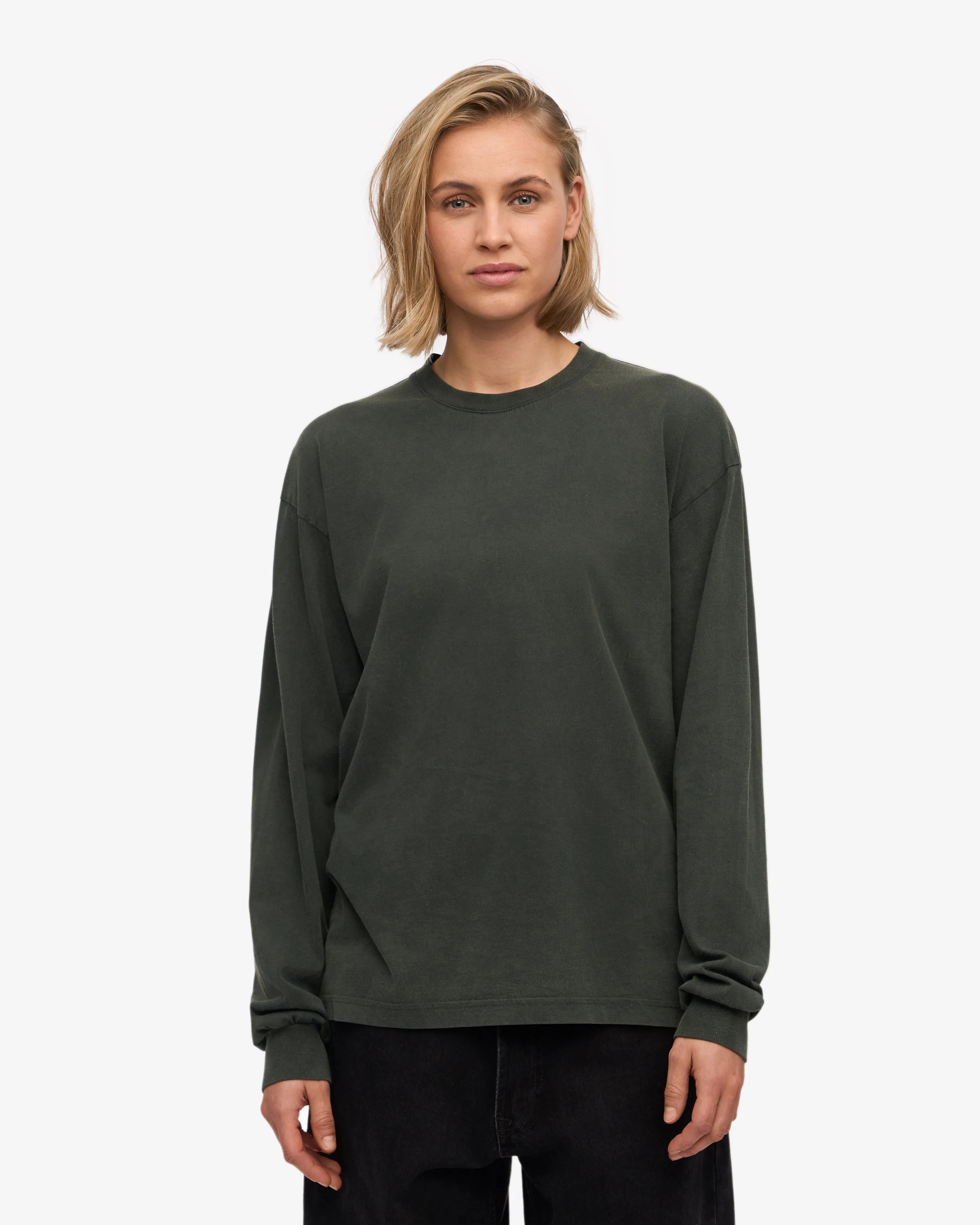 Oversized Organic LS T-Shirt - Faded Indigo sold by Colorful Standard product image thumbnail 2