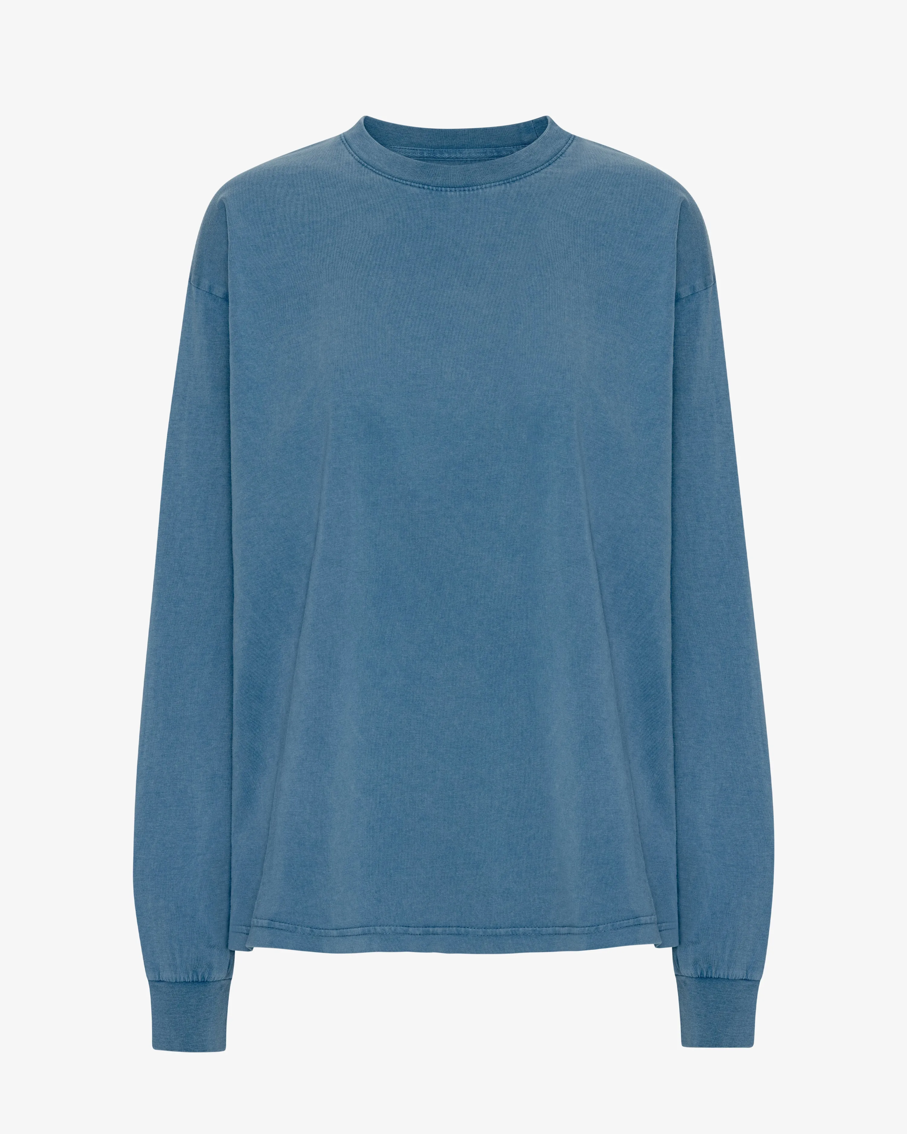 Oversized Organic LS T-Shirt - Faded Indigo sold by Colorful Standard