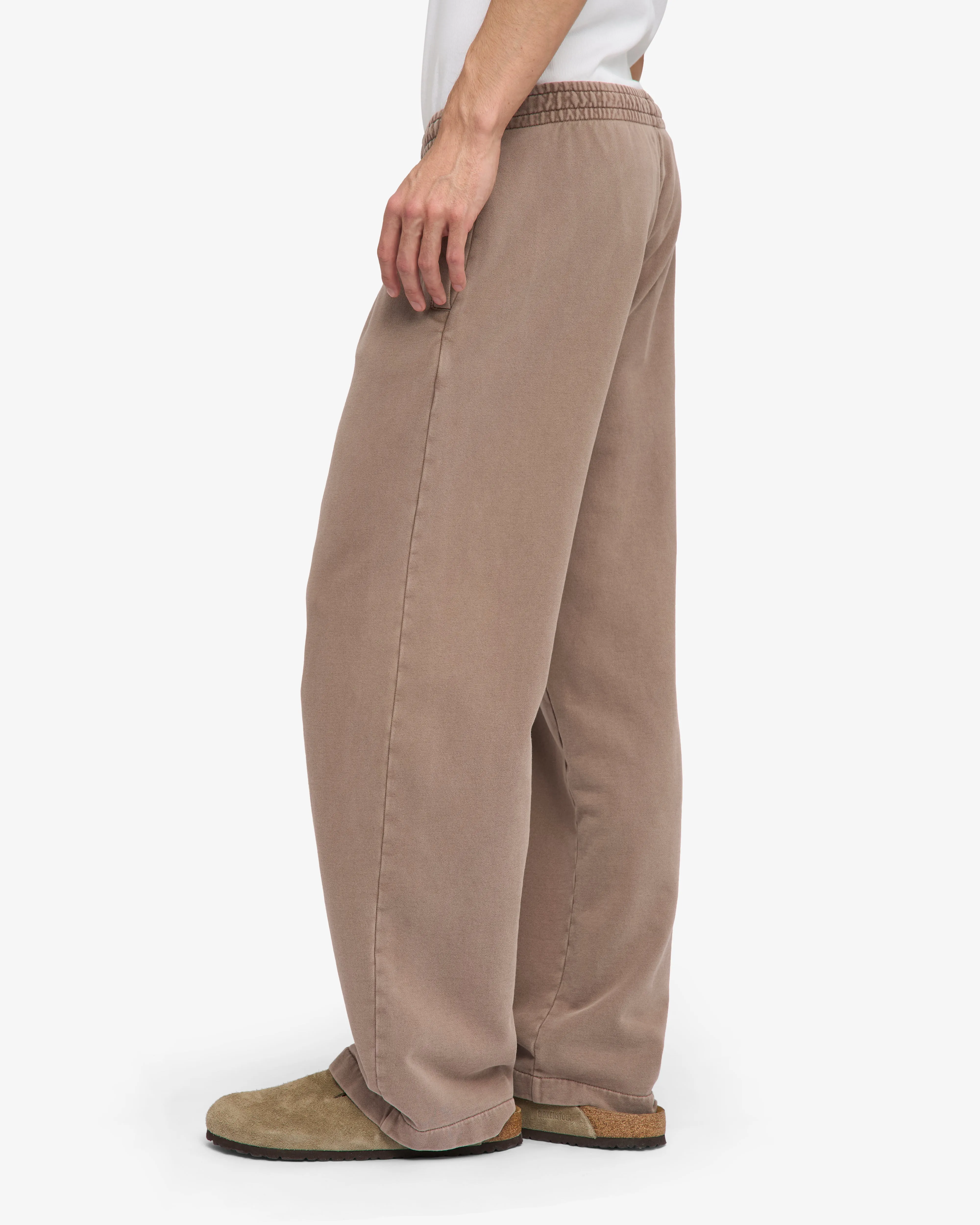 Organic Straight Leg Sweatpants - Faded Khaki sold by Colorful Standard product image thumbnail 4