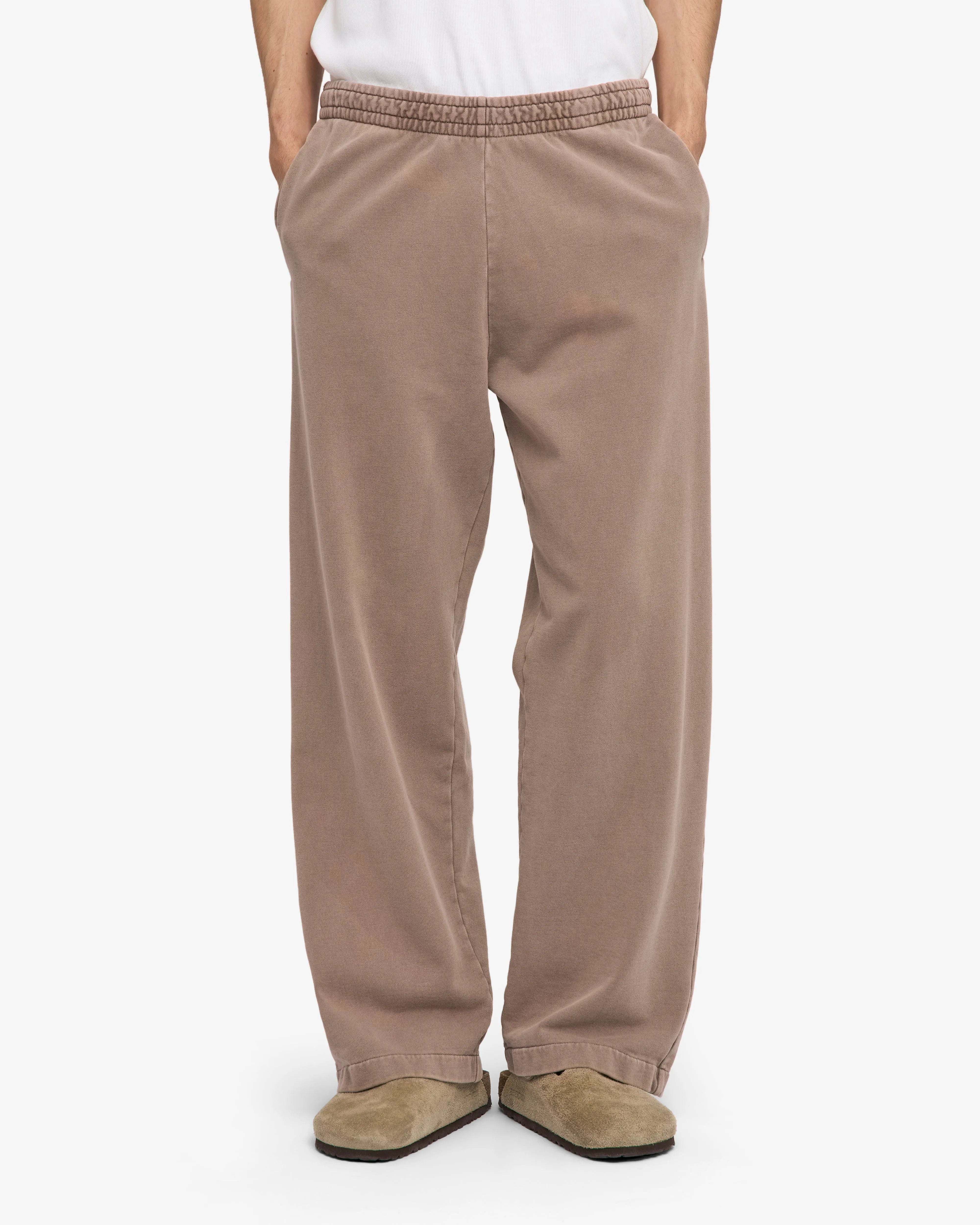Organic Straight Leg Sweatpants - Faded Khaki sold by Colorful Standard product image thumbnail 3