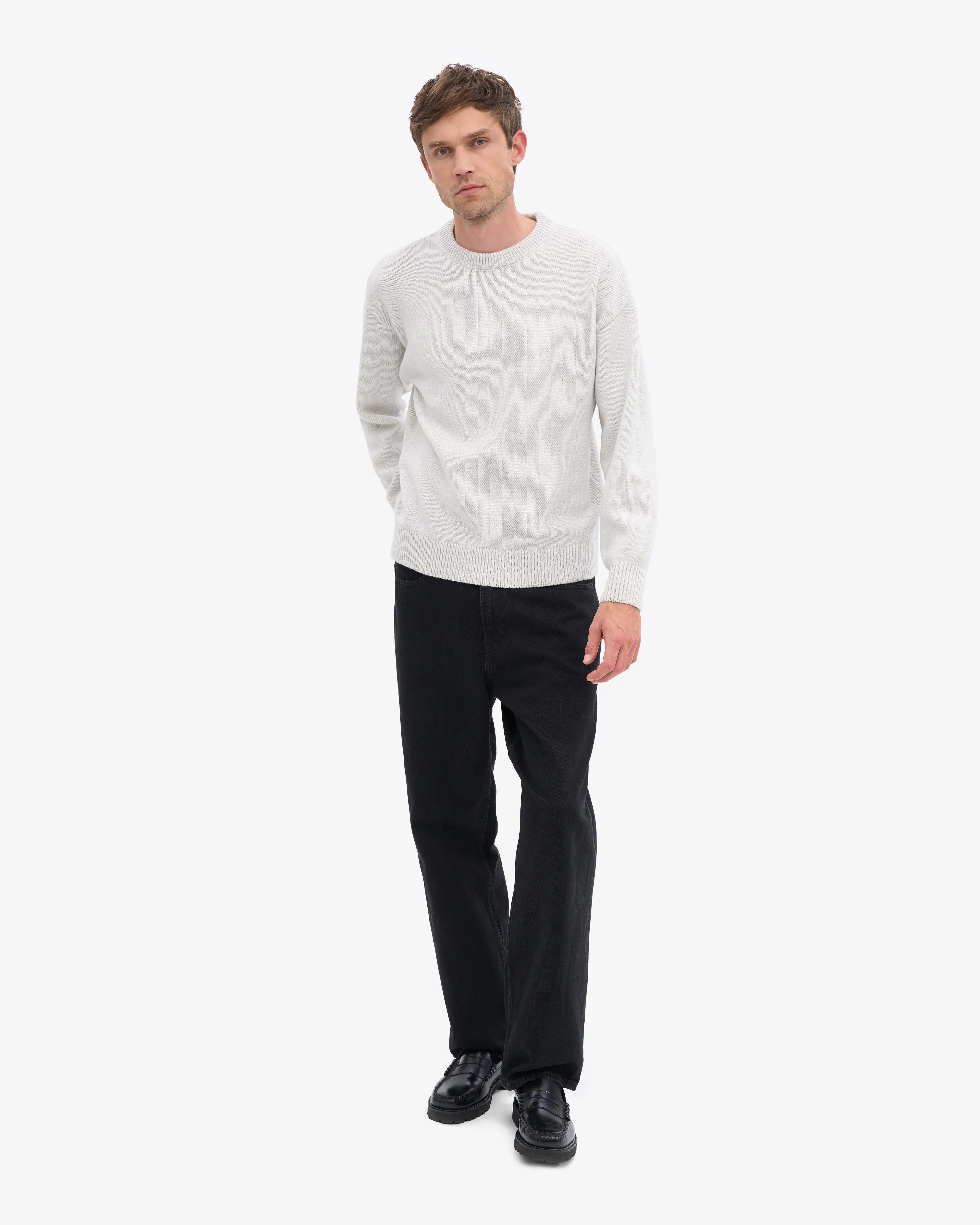 Classic Merino Wool Crew - Snow Melange sold by Colorful Standard product image thumbnail 5
