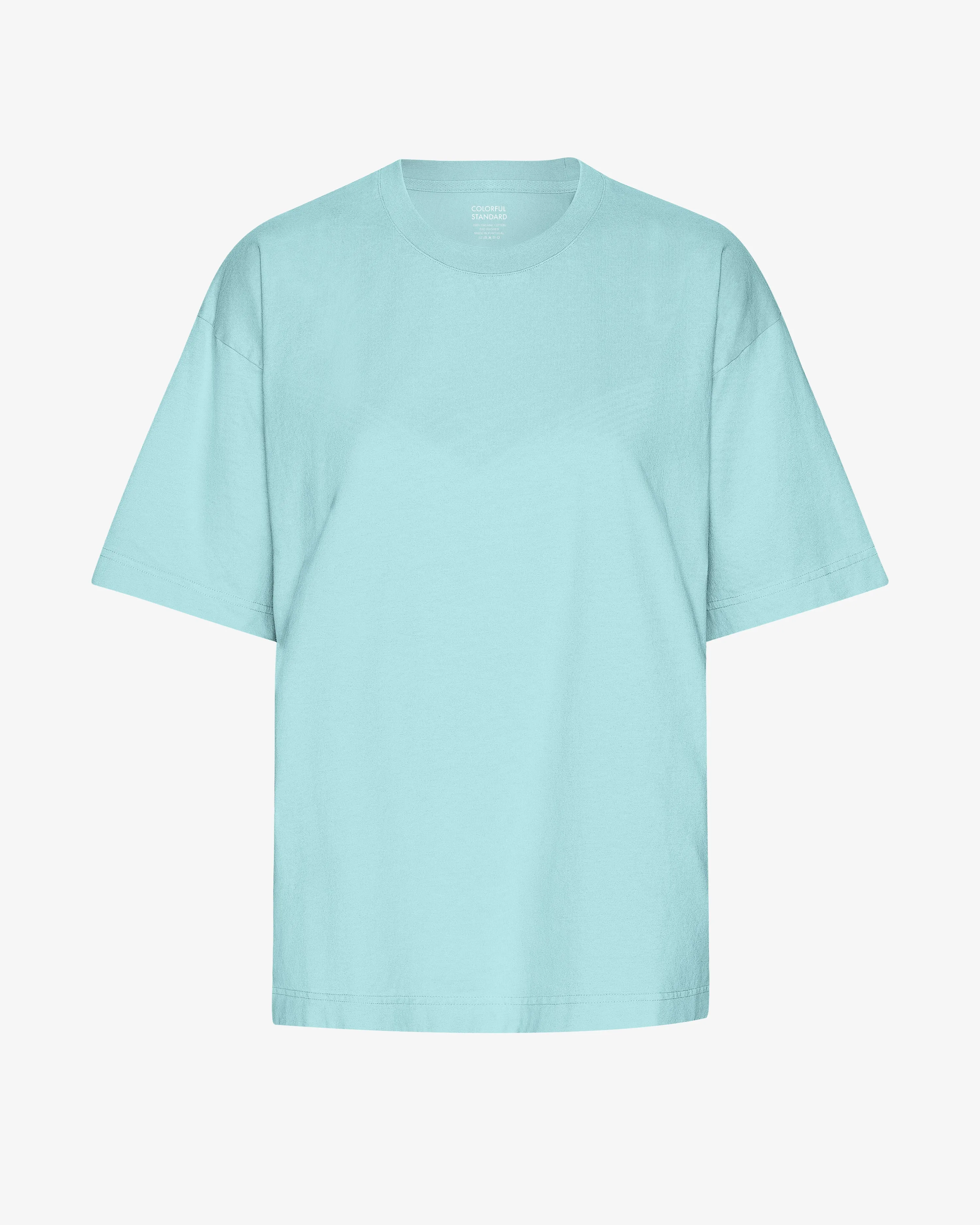 Oversized Organic T-Shirt - Teal Blue sold by Colorful Standard