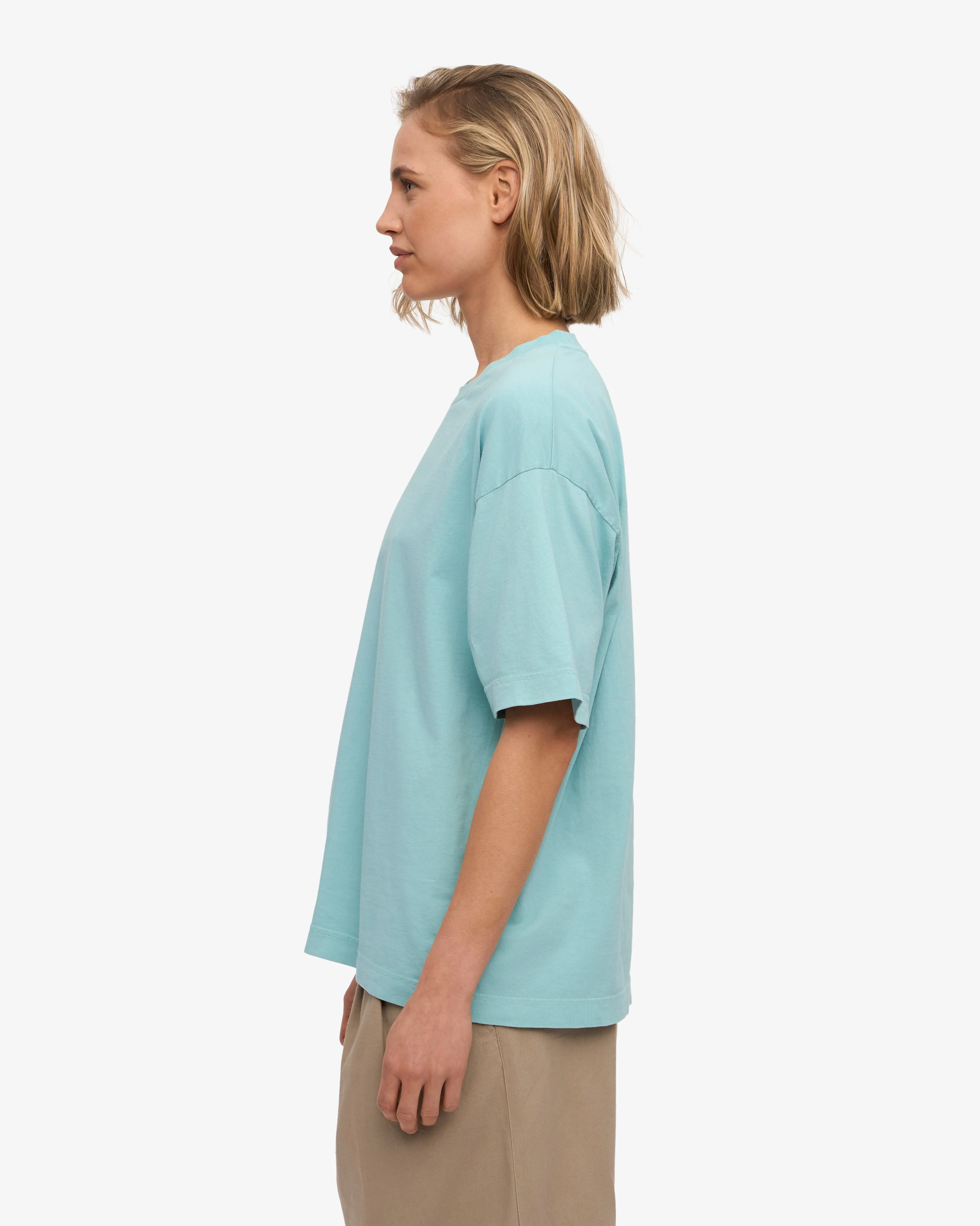 Oversized Organic T-Shirt - Teal Blue sold by Colorful Standard product image thumbnail 3