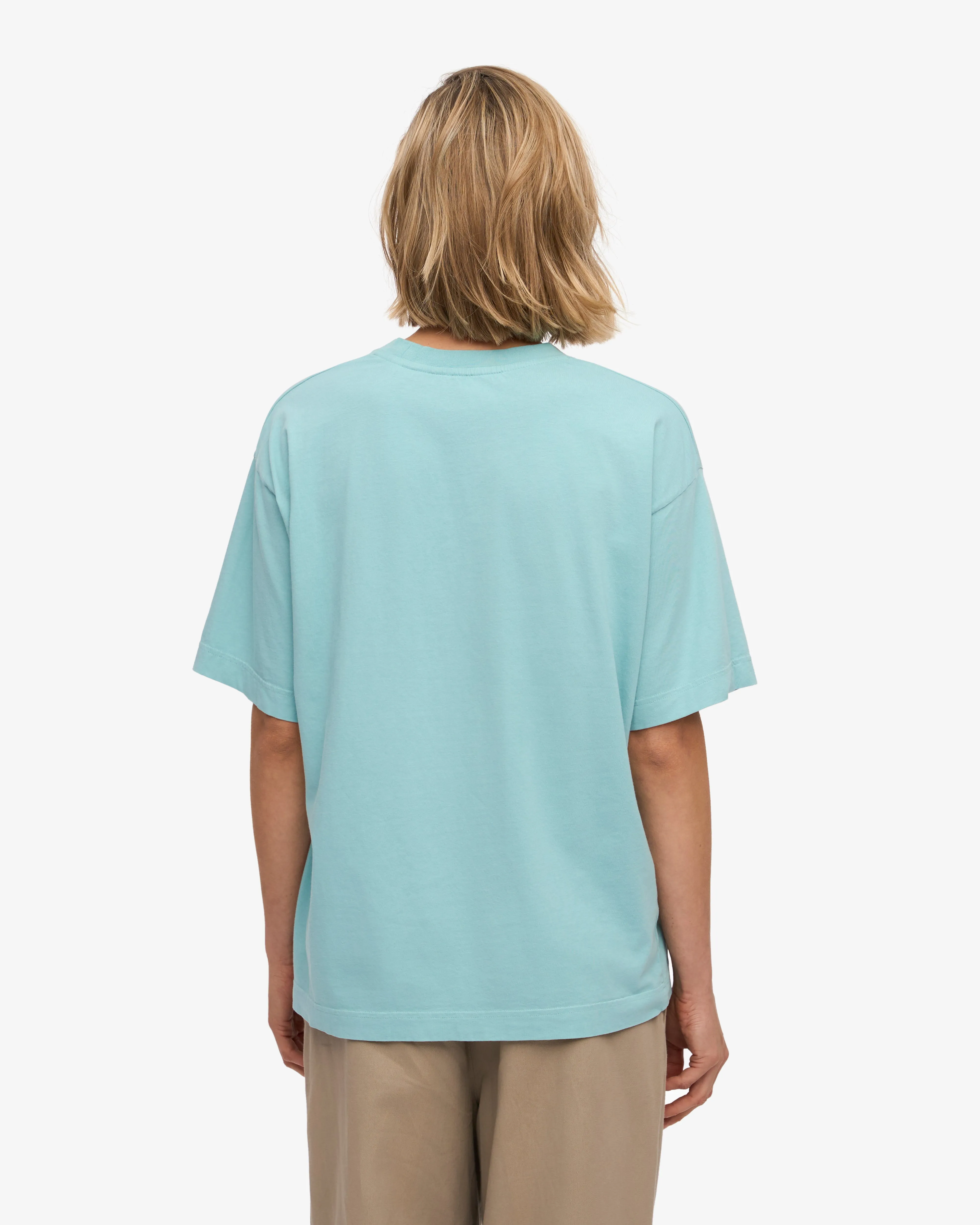 Oversized Organic T-Shirt - Teal Blue sold by Colorful Standard product image thumbnail 4