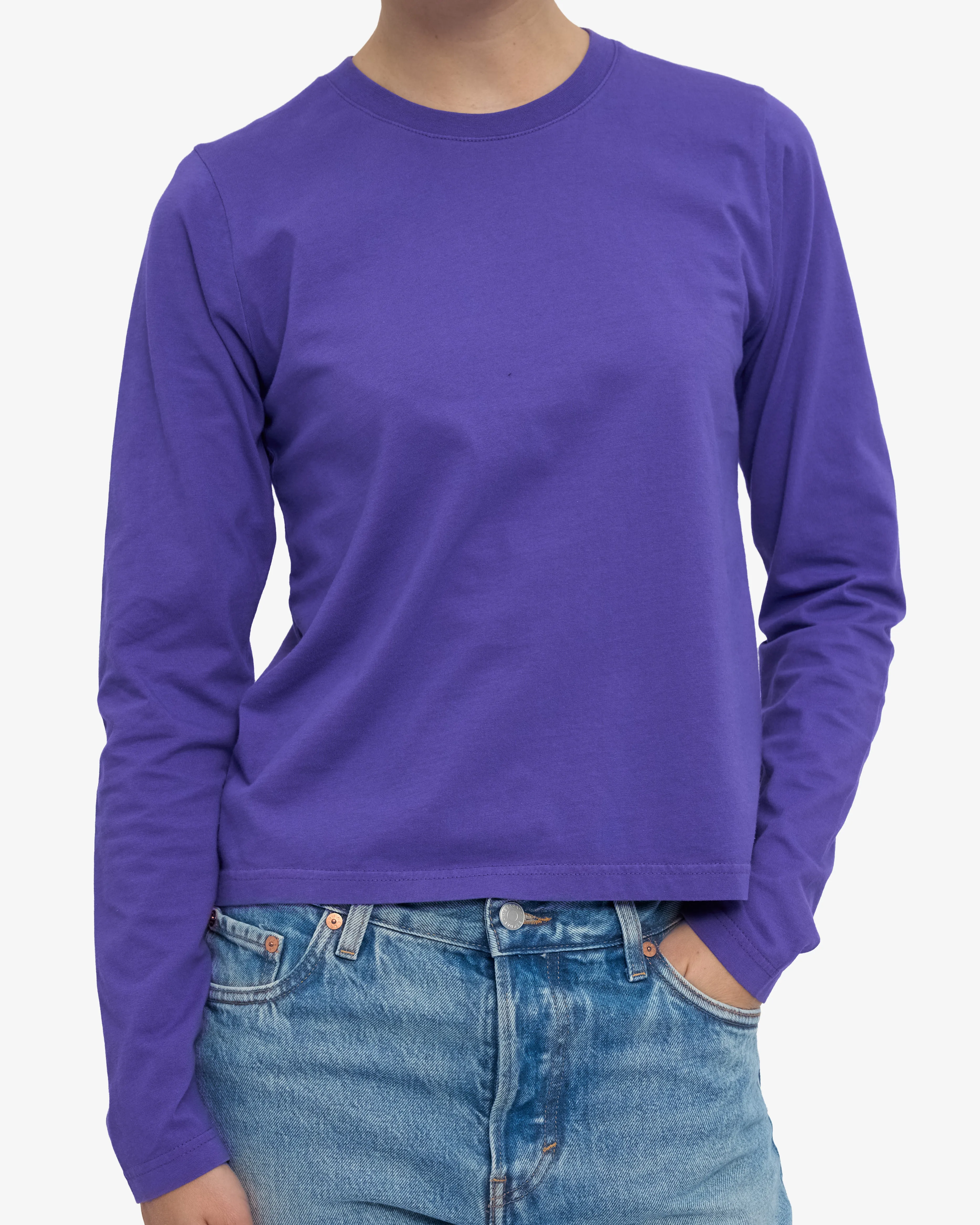 Women Organic LS T-Shirt - Ultra Violet sold by Colorful Standard product image thumbnail 2