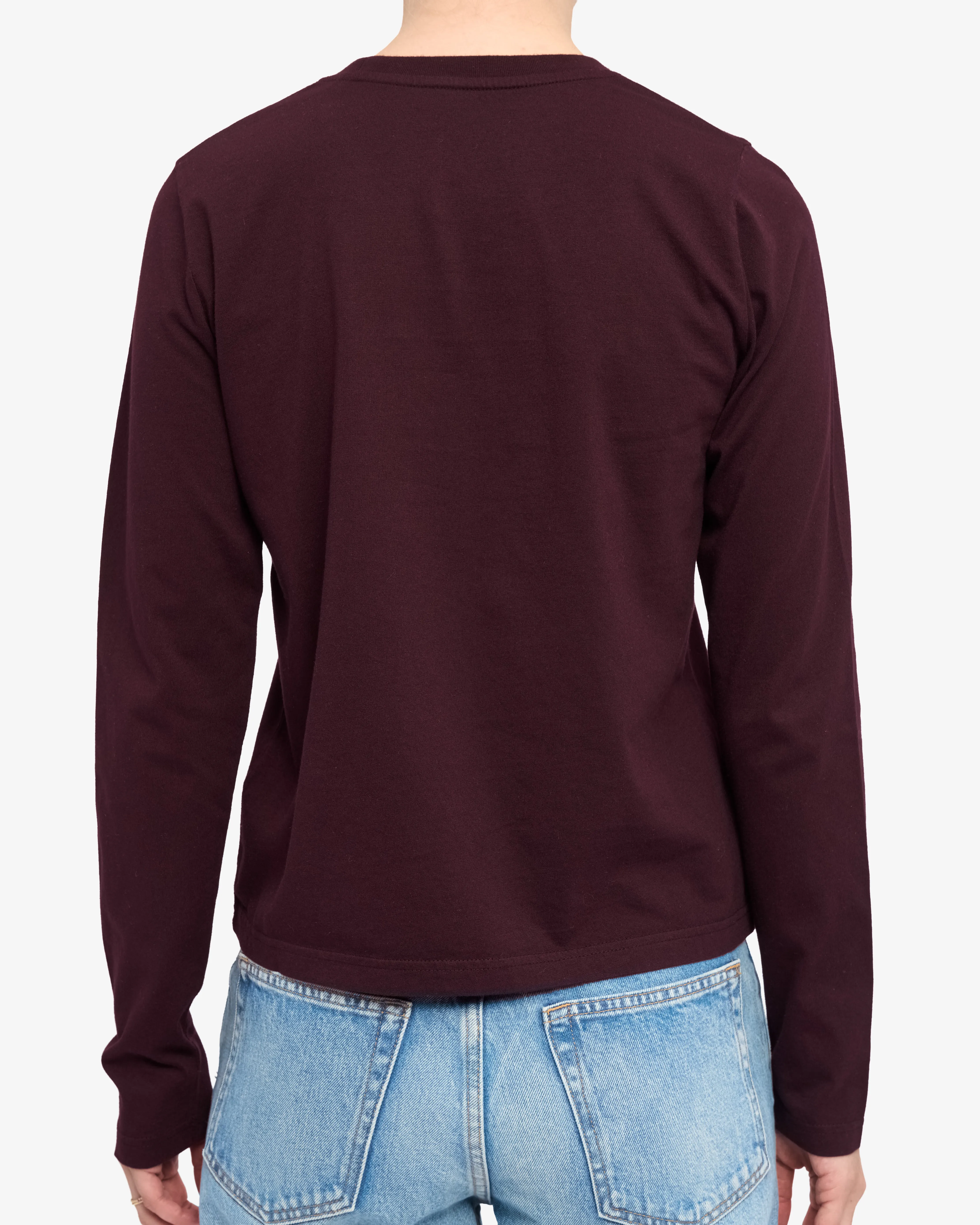 Women Organic LS T-Shirt - Oxblood Red sold by Colorful Standard product image thumbnail 3