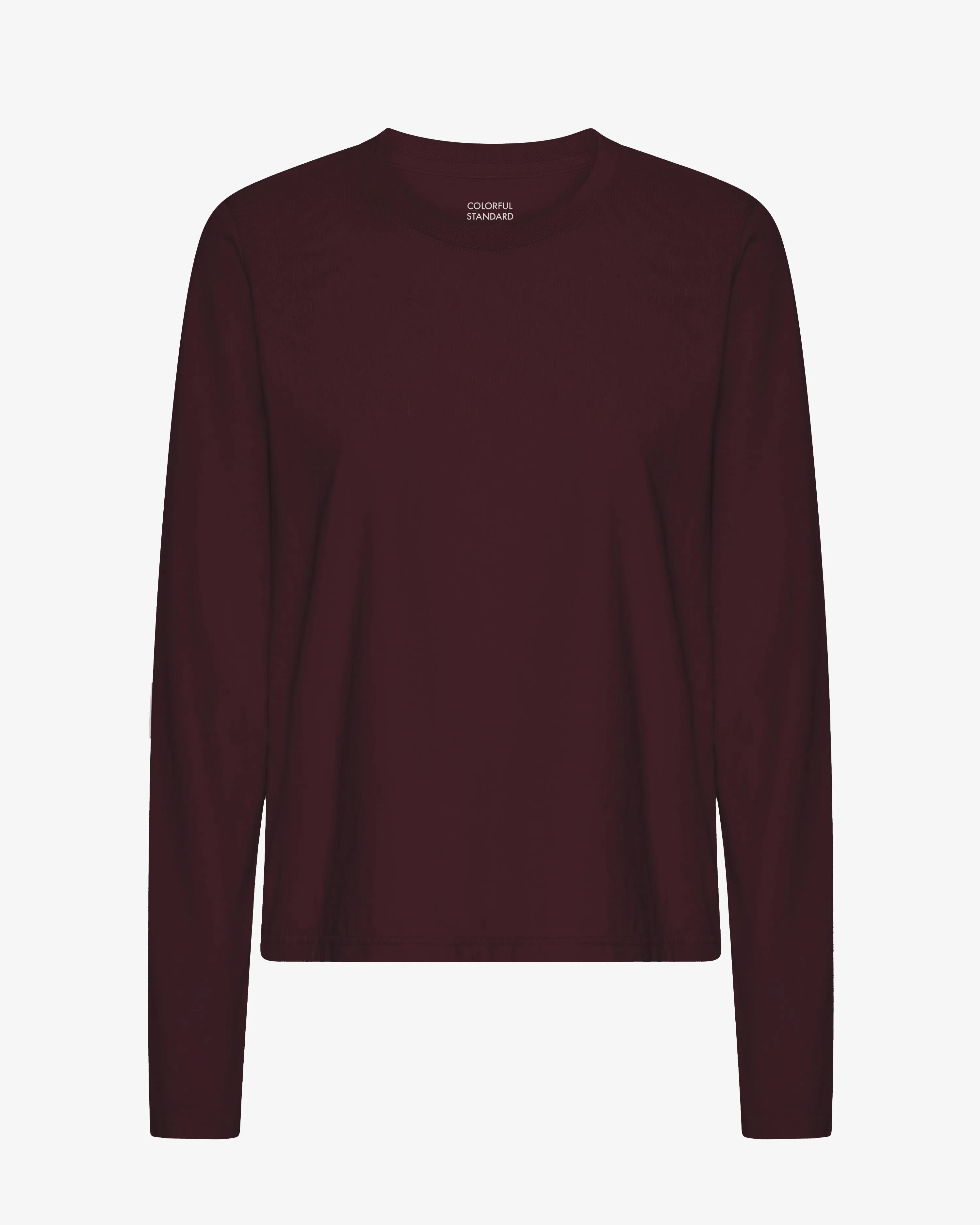 Women Organic LS T-Shirt - Oxblood Red sold by Colorful Standard