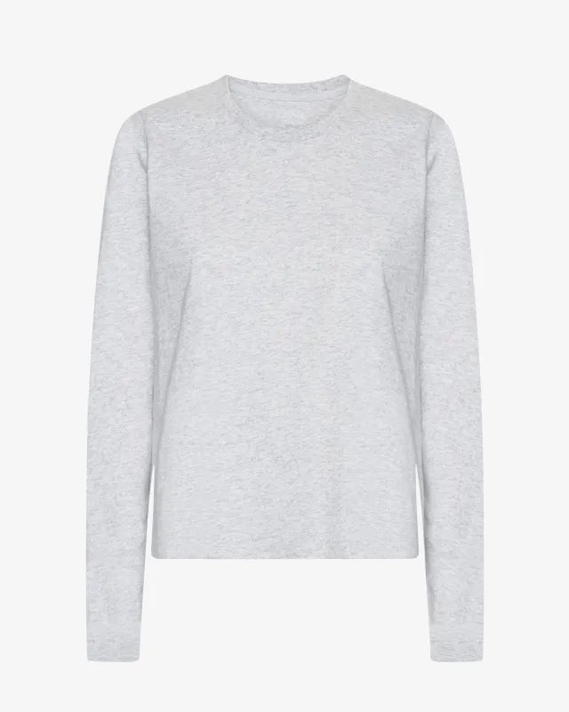 Women Organic LS T-Shirt - Snow Melange made by Colorful Standard