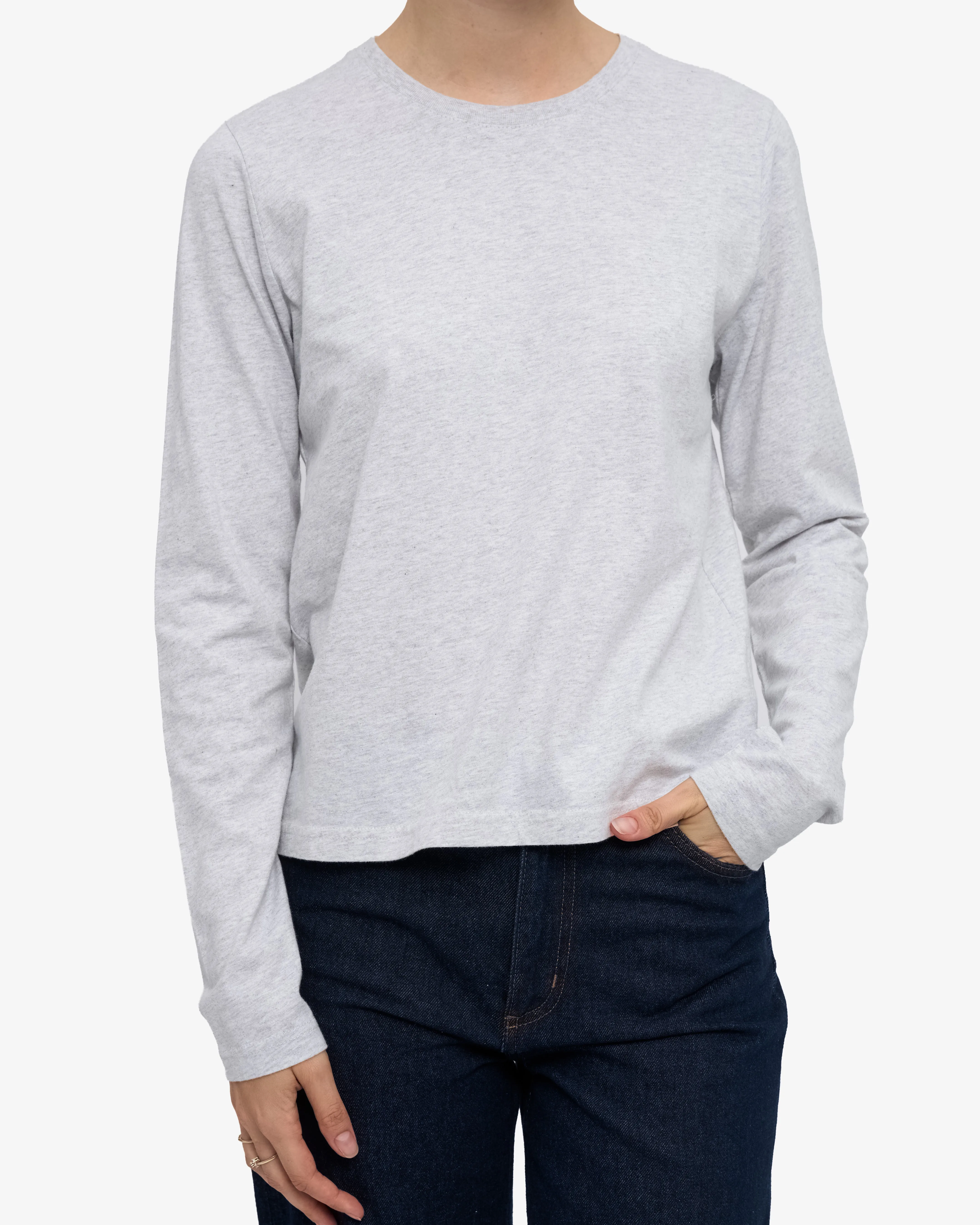 Women Organic LS T-Shirt - Snow Melange sold by Colorful Standard product image thumbnail 2