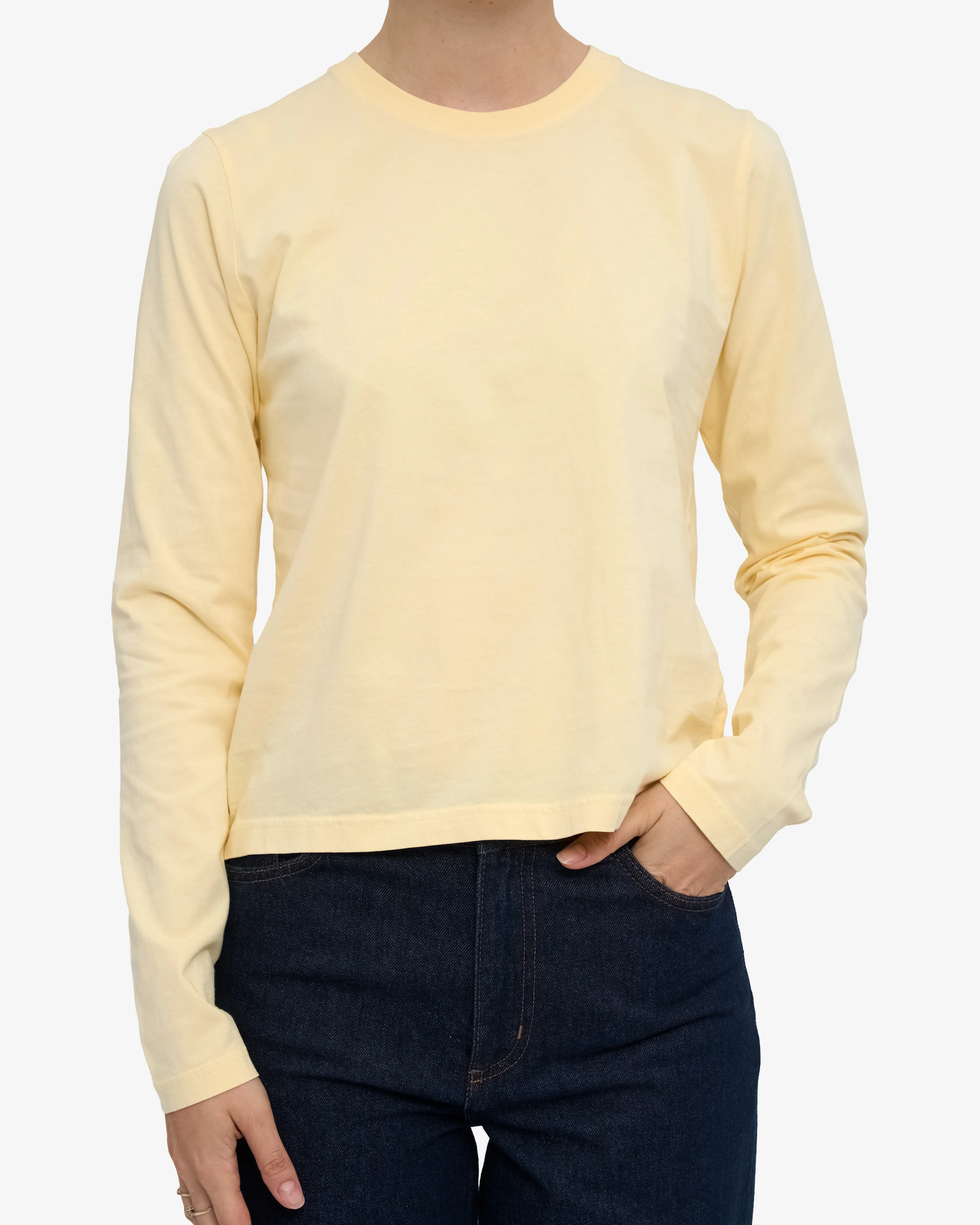Women Organic LS T-Shirt - Soft Yellow sold by Colorful Standard product image thumbnail 2