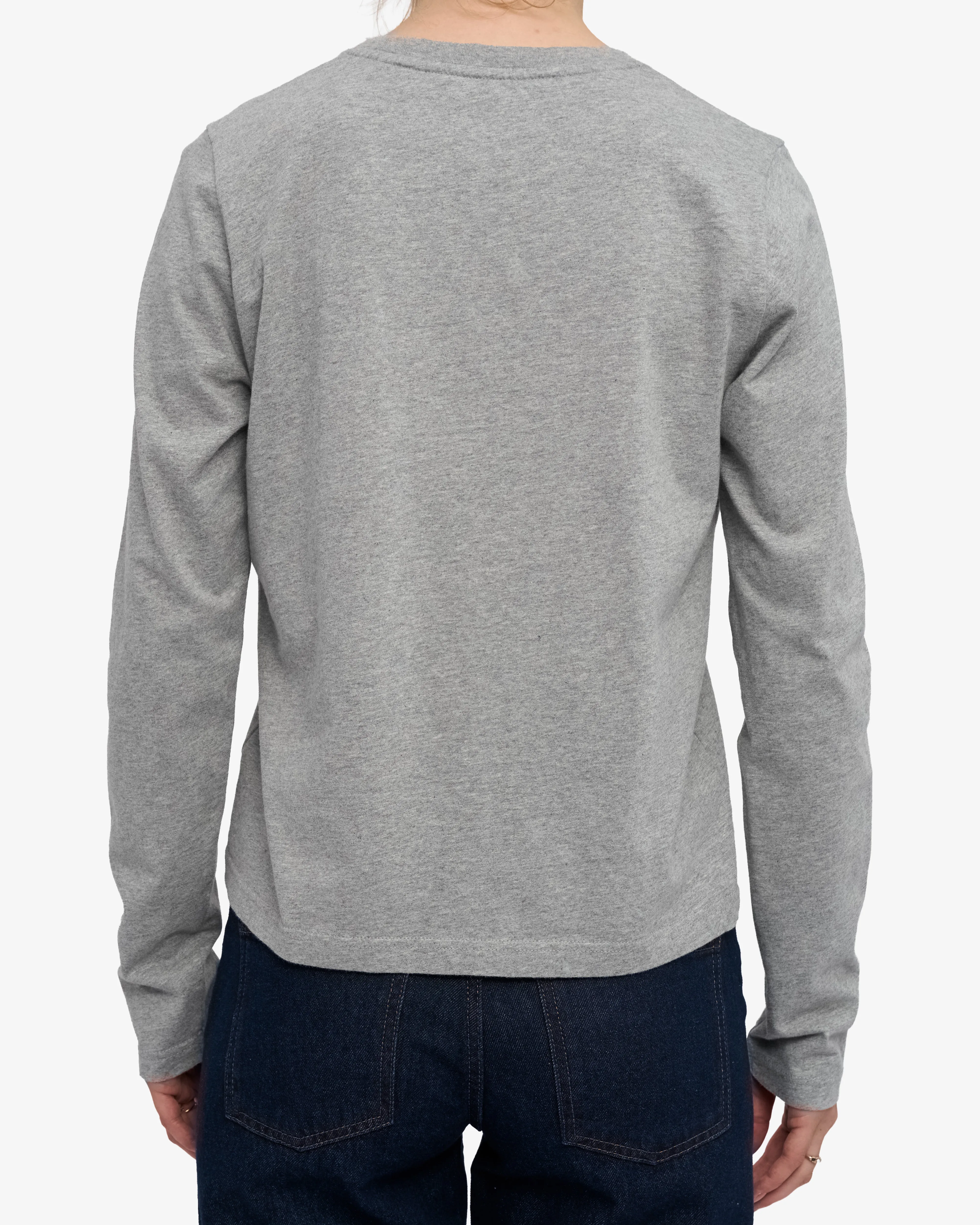 Women Organic LS T-Shirt - Heather Grey sold by Colorful Standard product image thumbnail 3