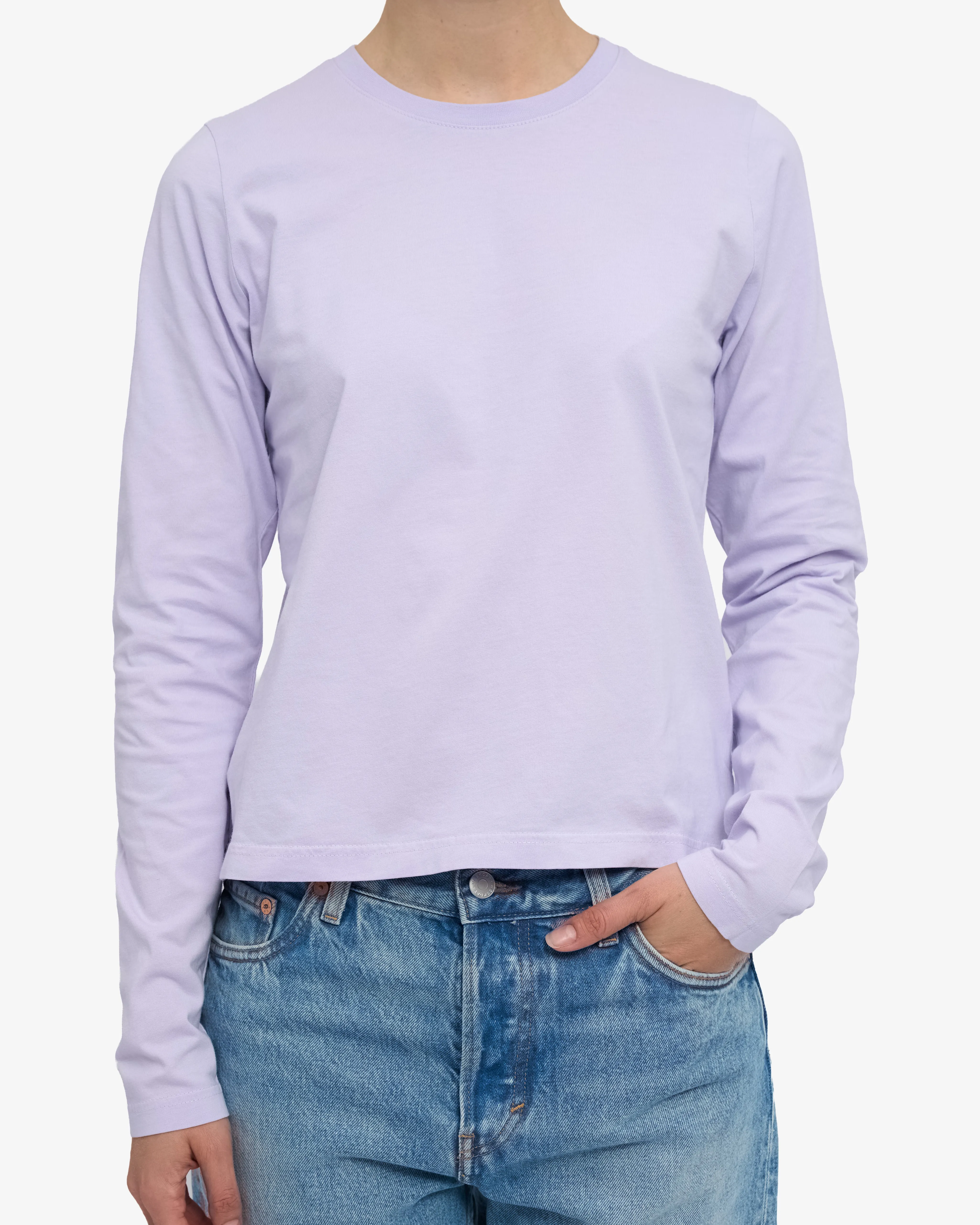 Women Organic LS T-Shirt - Soft Lavender sold by Colorful Standard product image thumbnail 2