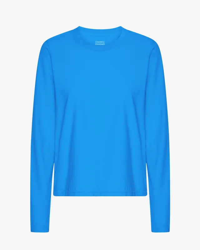 Women Organic LS T-Shirt - Pacific Blue made by Colorful Standard