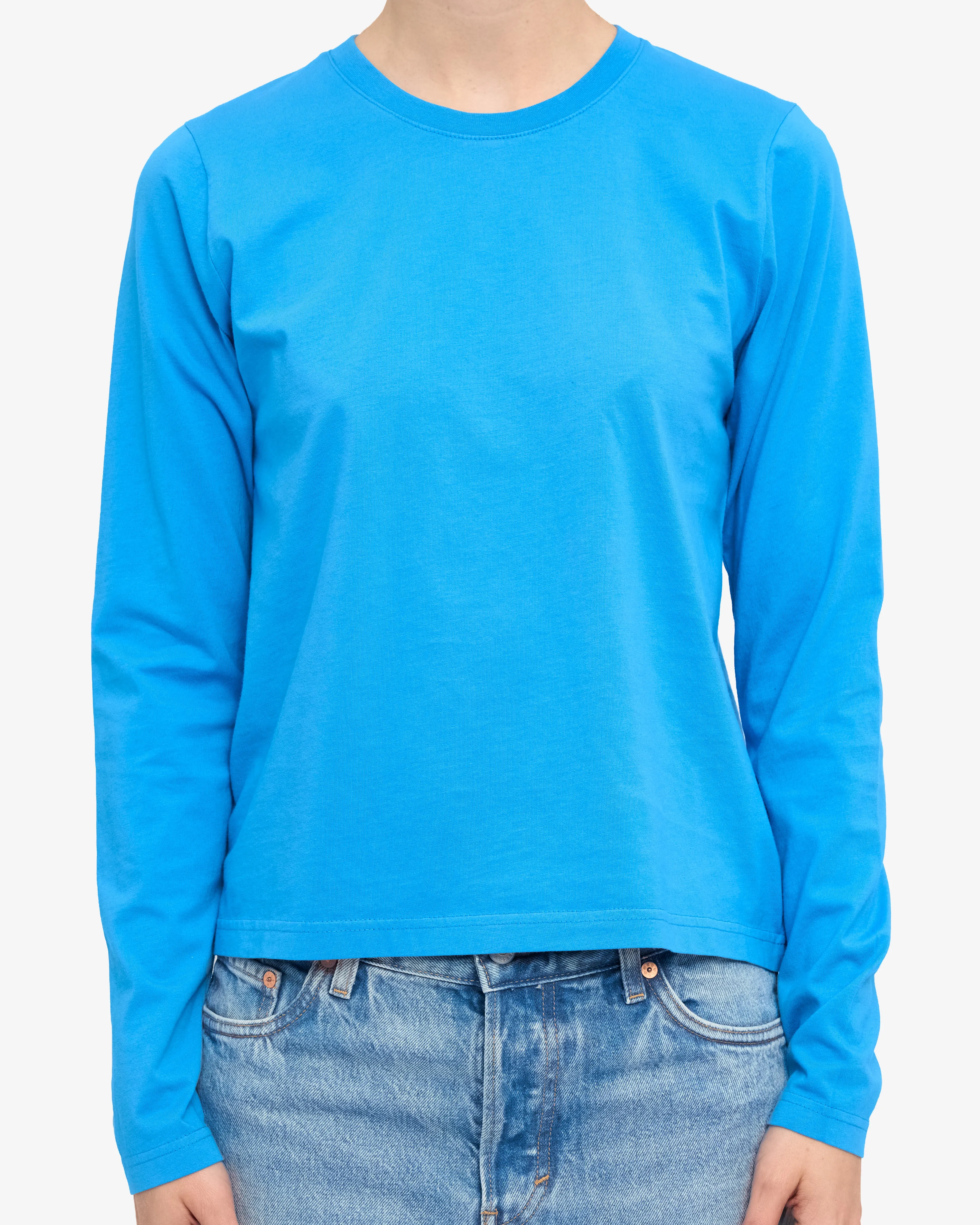 Women Organic LS T-Shirt - Pacific Blue sold by Colorful Standard product image thumbnail 2