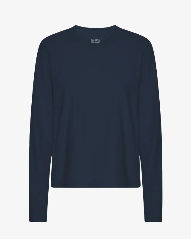Women Organic LS T-Shirt - Navy Blue made by Colorful Standard