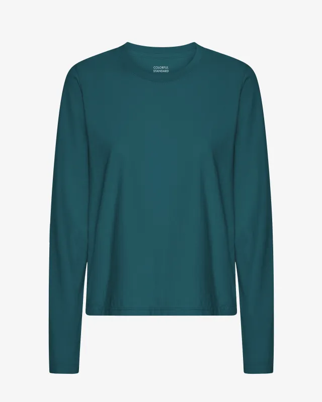 Women Organic LS T-Shirt - Ocean Green made by Colorful Standard