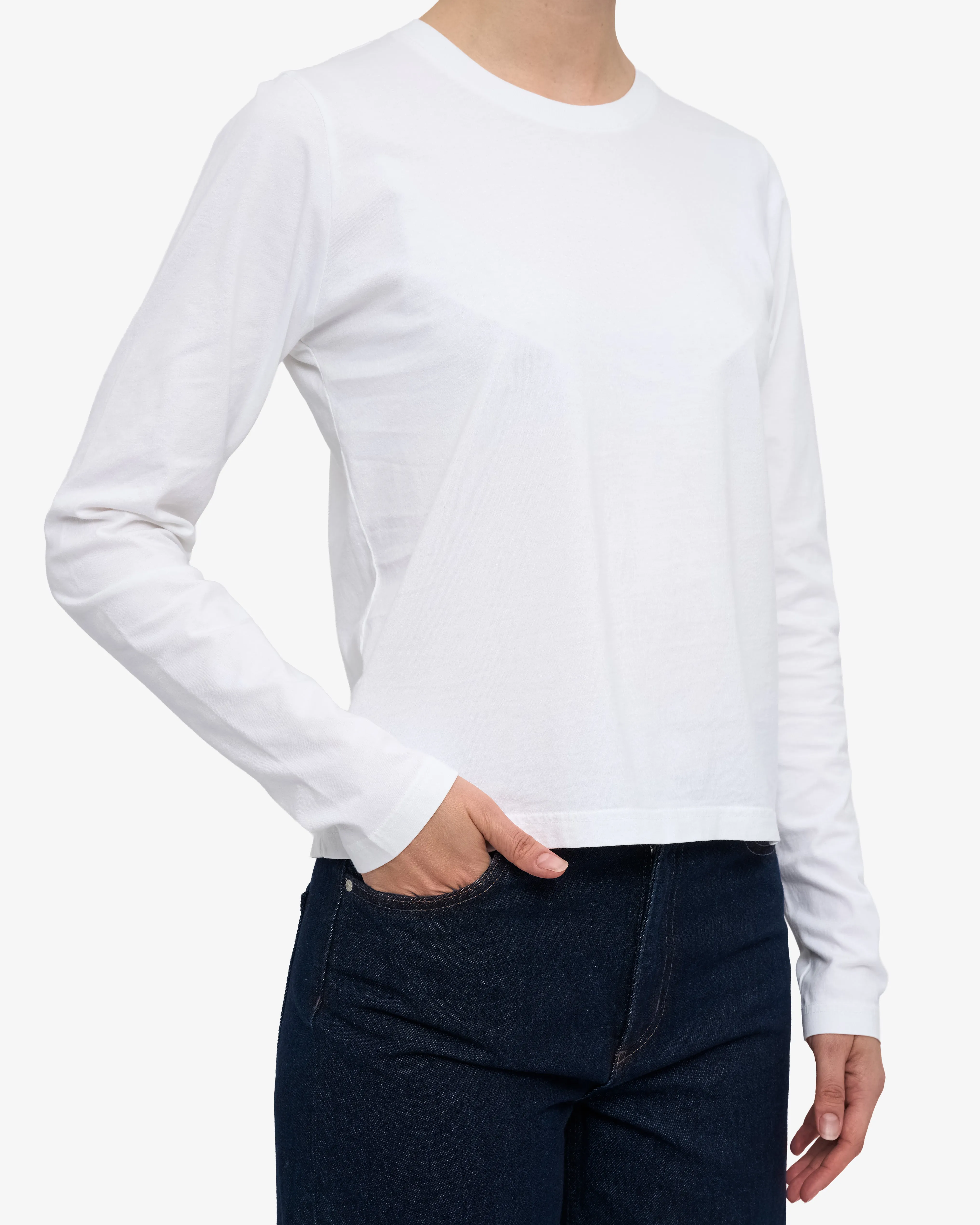 Women Organic LS T-Shirt - Optical White sold by Colorful Standard product image thumbnail 3