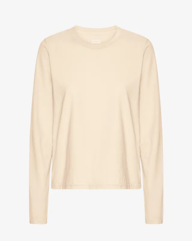 Women Organic LS T-Shirt - Ivory White made by Colorful Standard