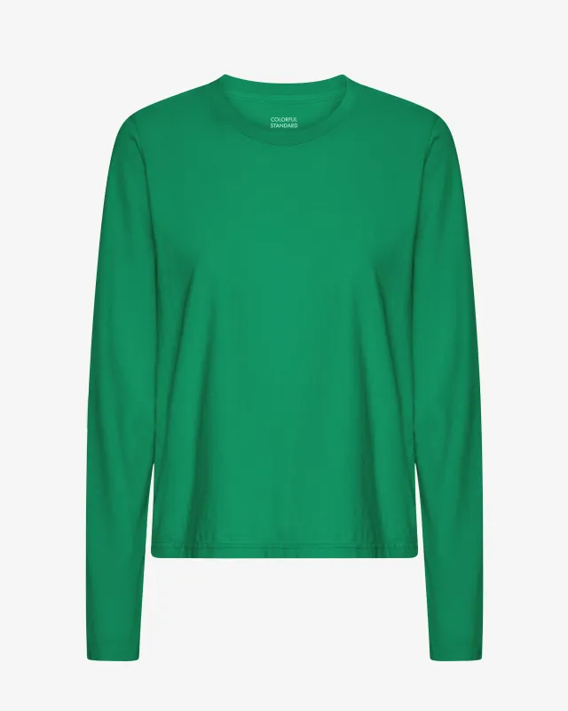 Women Organic LS T-Shirt - Kelly Green made by Colorful Standard