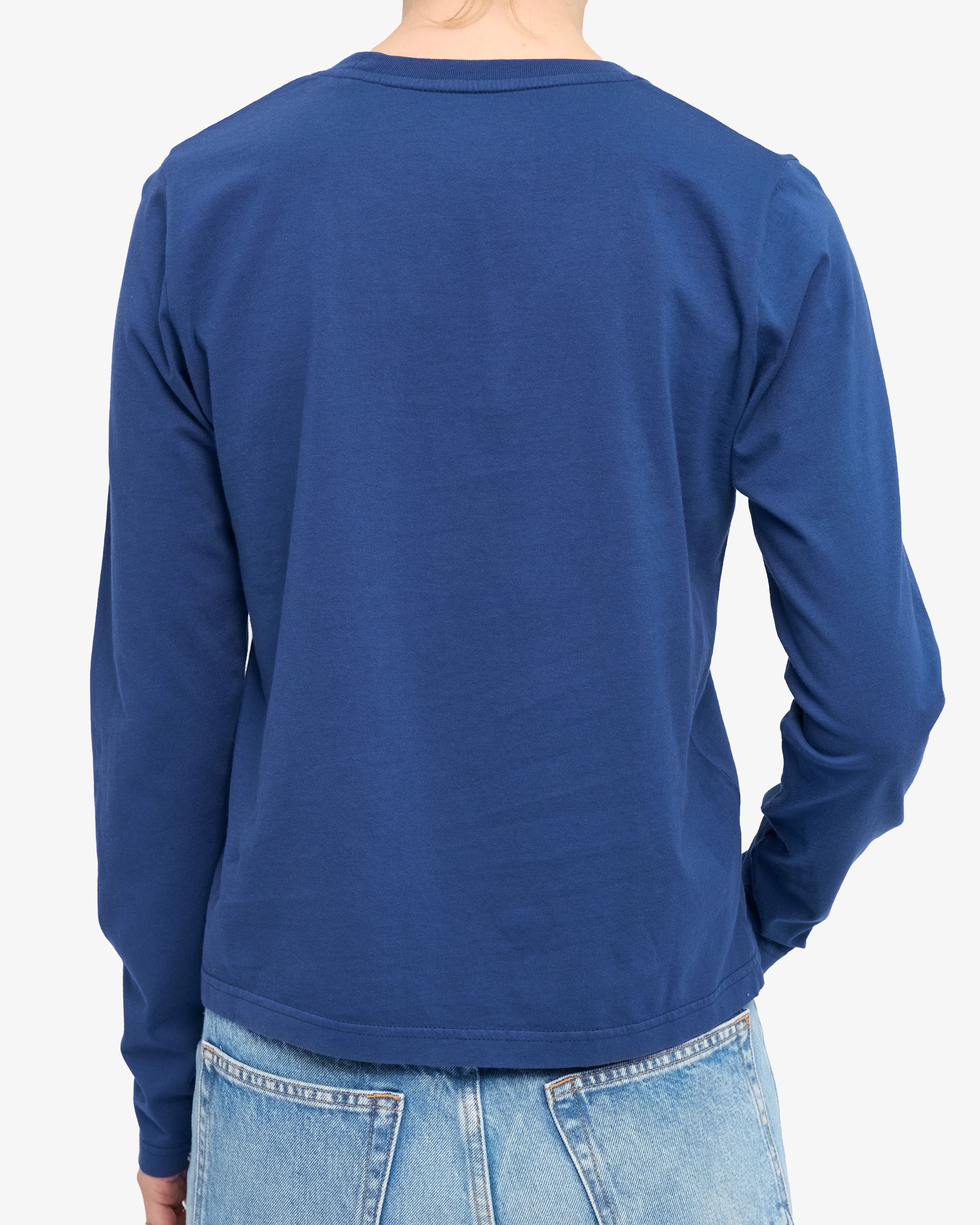 Women Organic LS T-Shirt - Marine Blue sold by Colorful Standard product image thumbnail 3