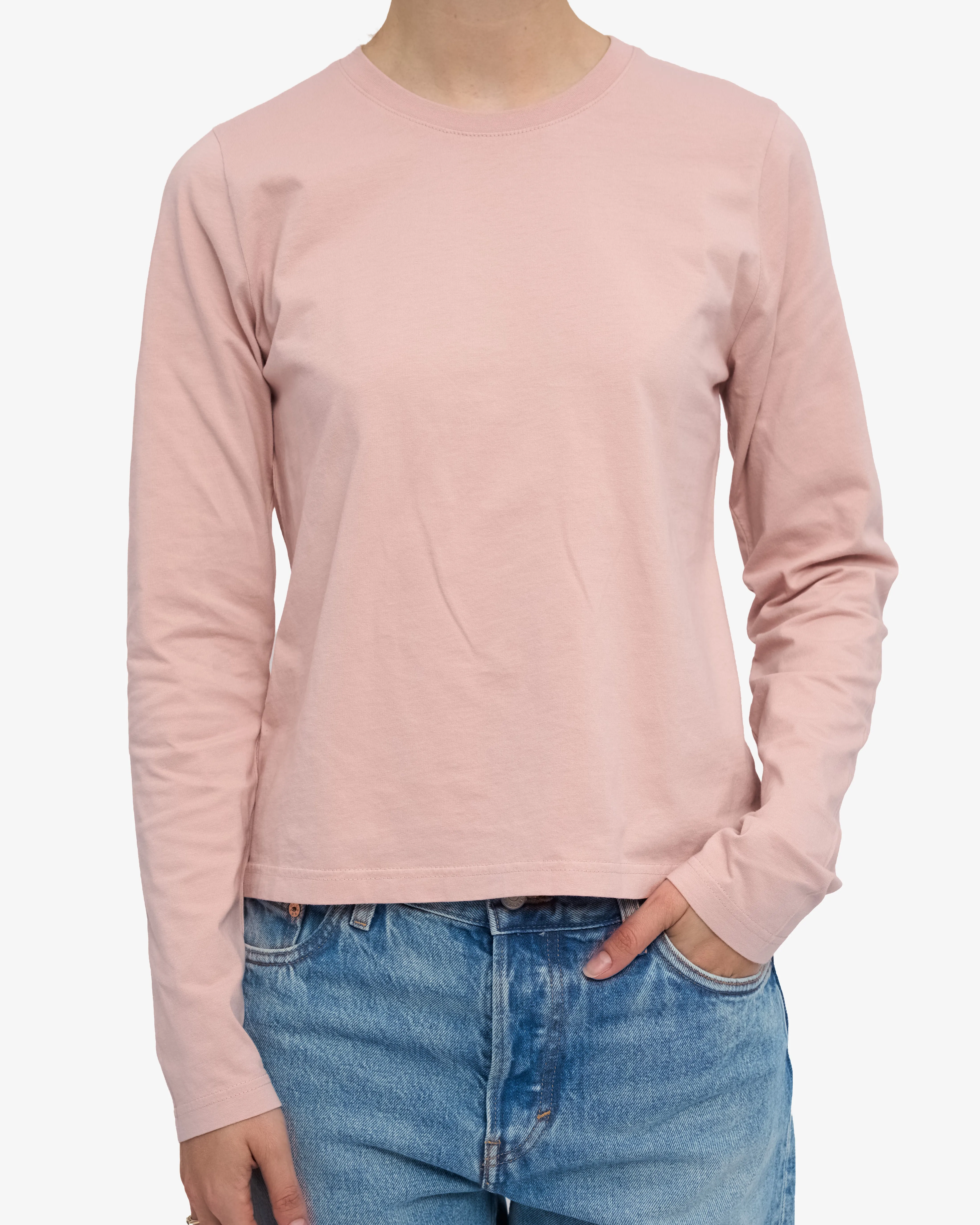 Women Organic LS T-Shirt - Faded Pink sold by Colorful Standard product image thumbnail 2