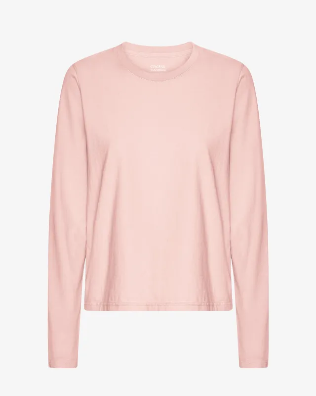 Women Organic LS T-Shirt - Faded Pink made by Colorful Standard