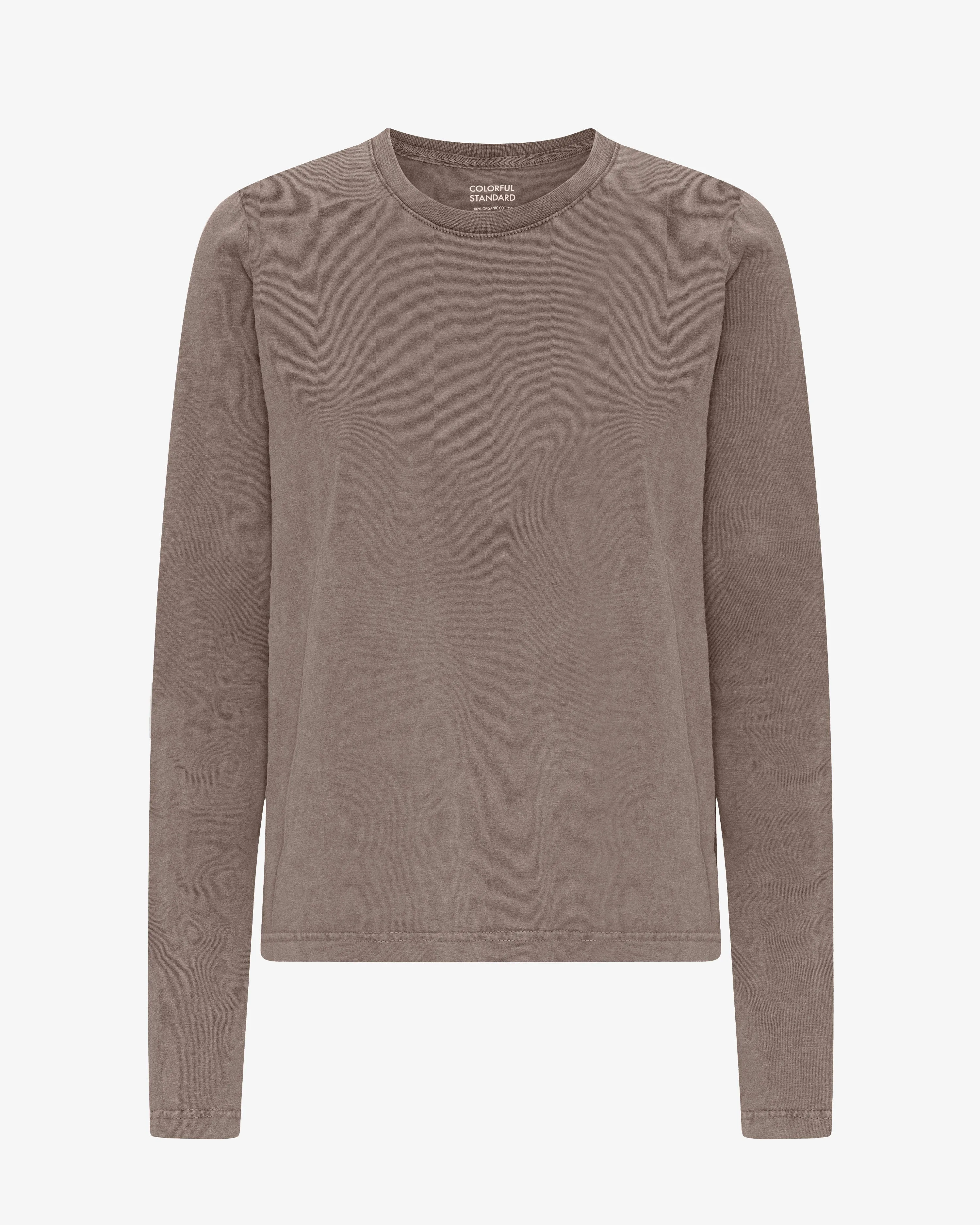 Women Organic LS T-Shirt - Faded Khaki sold by Colorful Standard