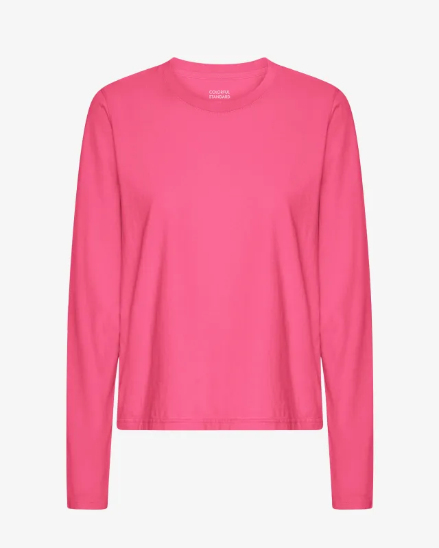 Women Organic LS T-Shirt - Bubblegum Pink made by Colorful Standard