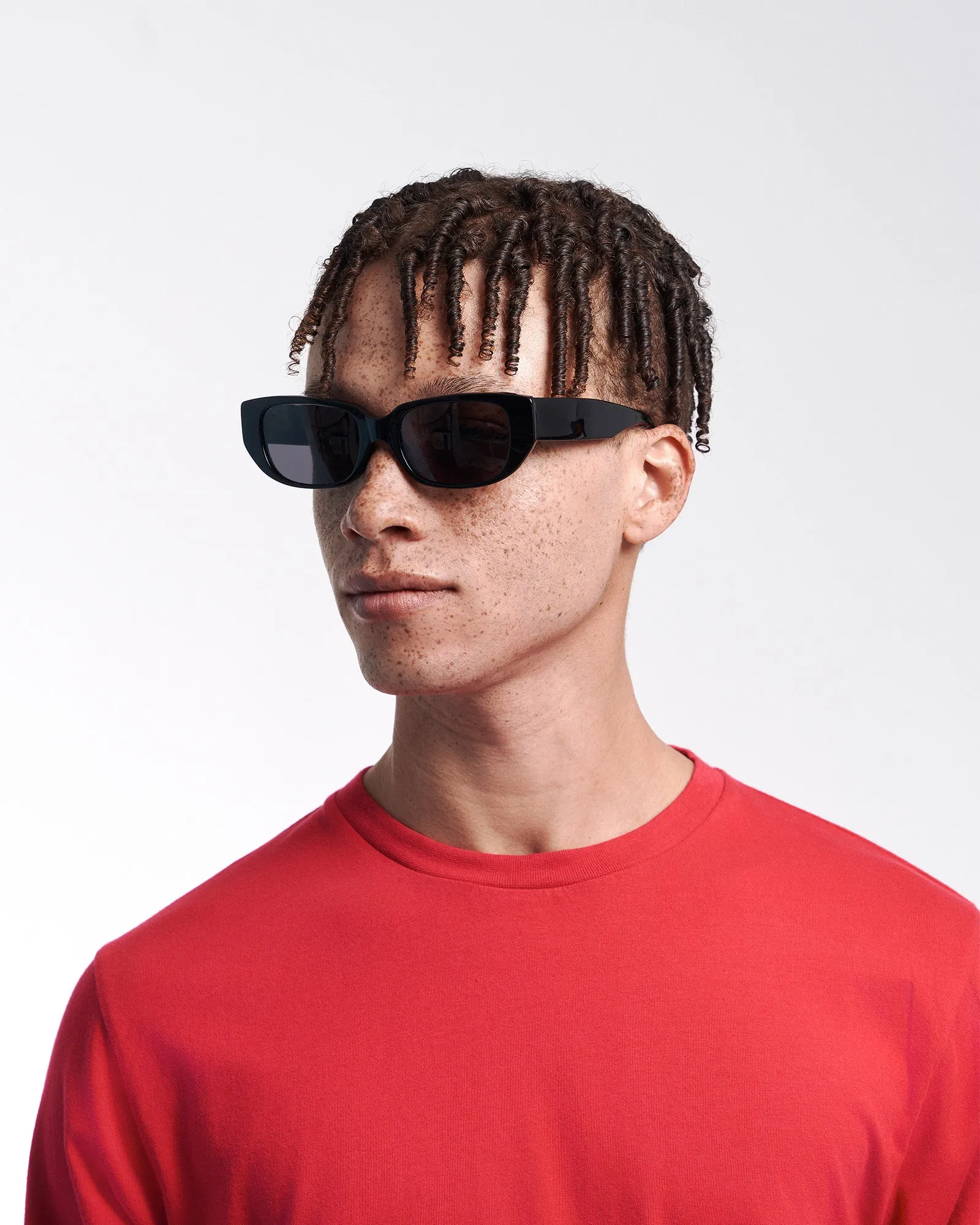Sunglass 10 - Deep Black Solid - Lavender sold by Colorful Standard product image thumbnail 5